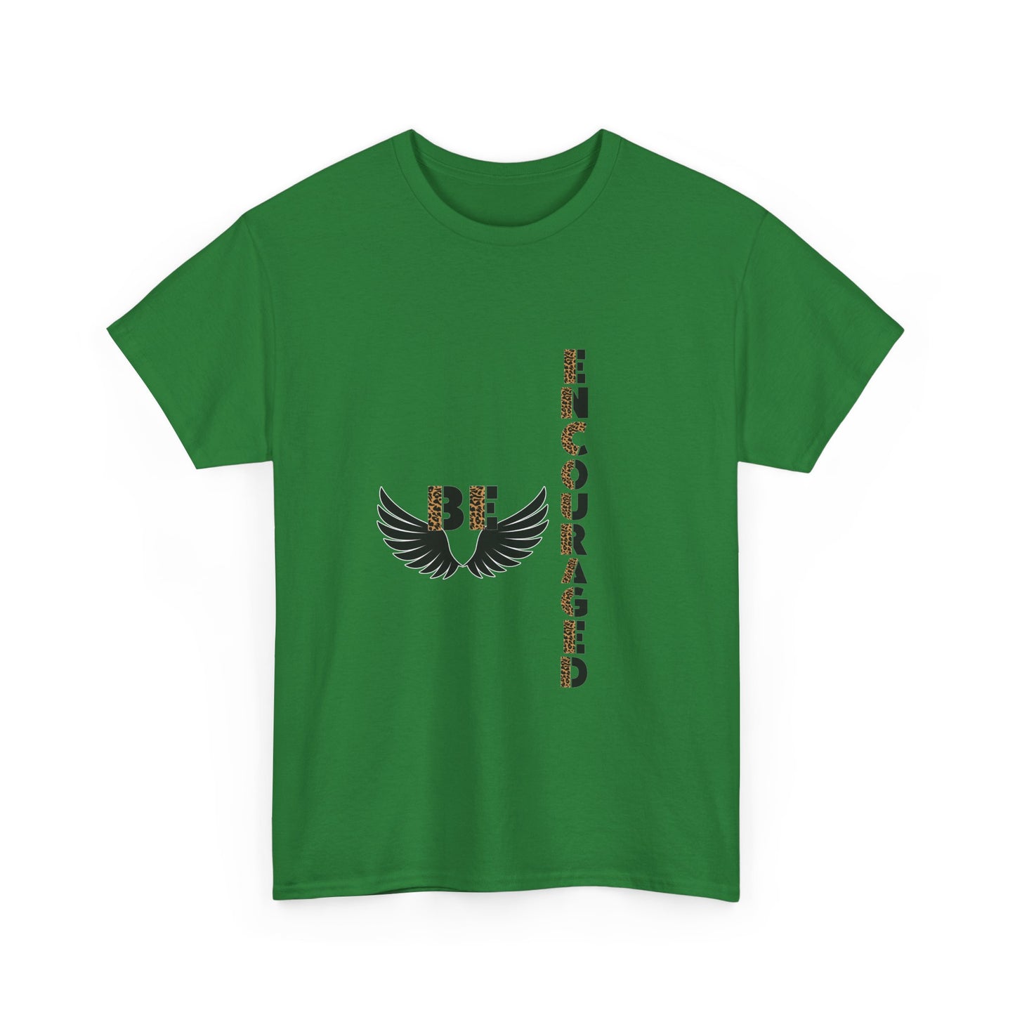 Be Encouraged Unisex Heavy Cotton T-shirt- Inspirational Gift, Motivational Shirt, Casual Wear, Everyday Reminder, Uplifting Apparel