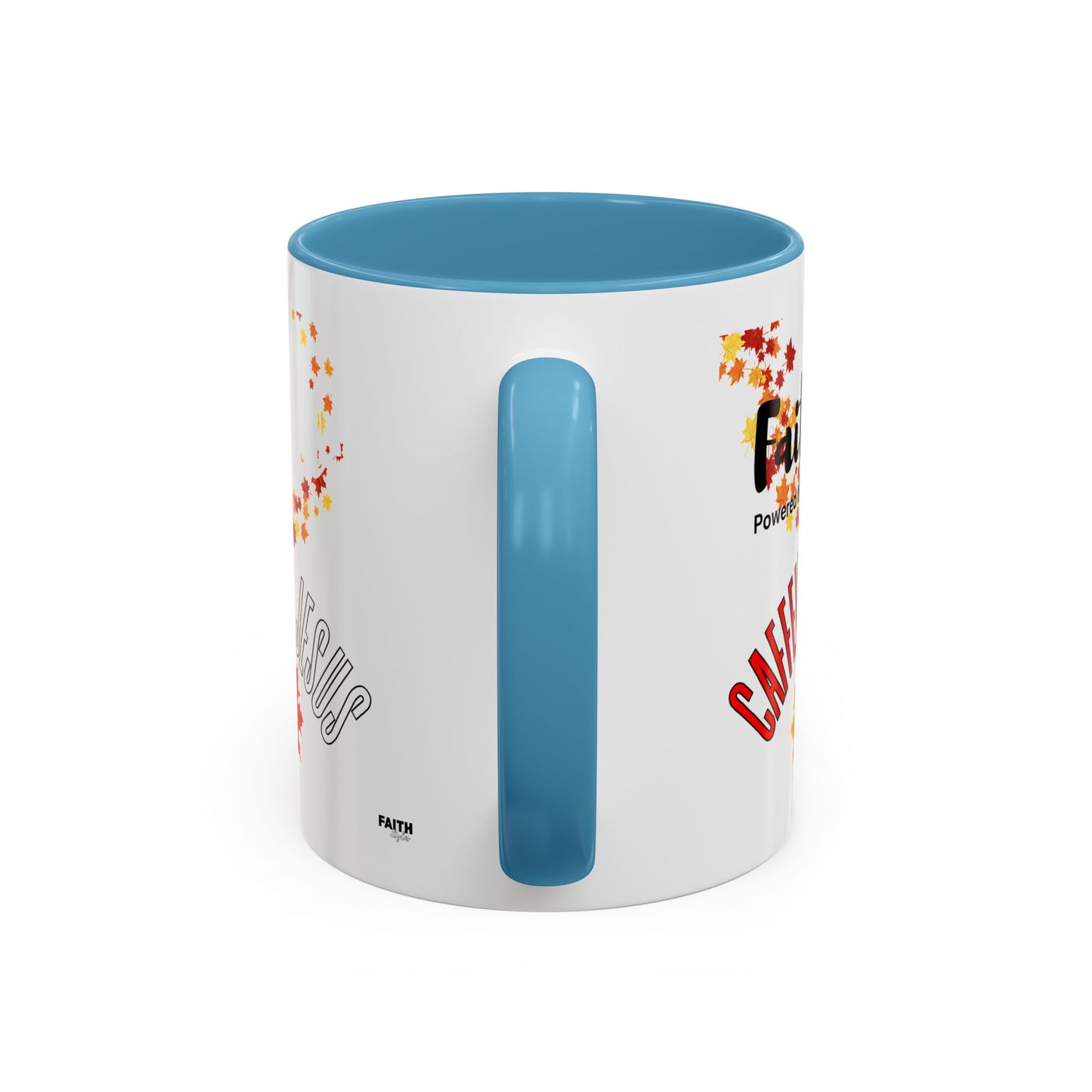 FaithStyles Faith & Caffeine Fall Coffee Mug | Perfect for Autumn Lovers, Thanksgiving Gift, Religious Coffee Cup, Inspirational Drinkware, Cozy Vibes