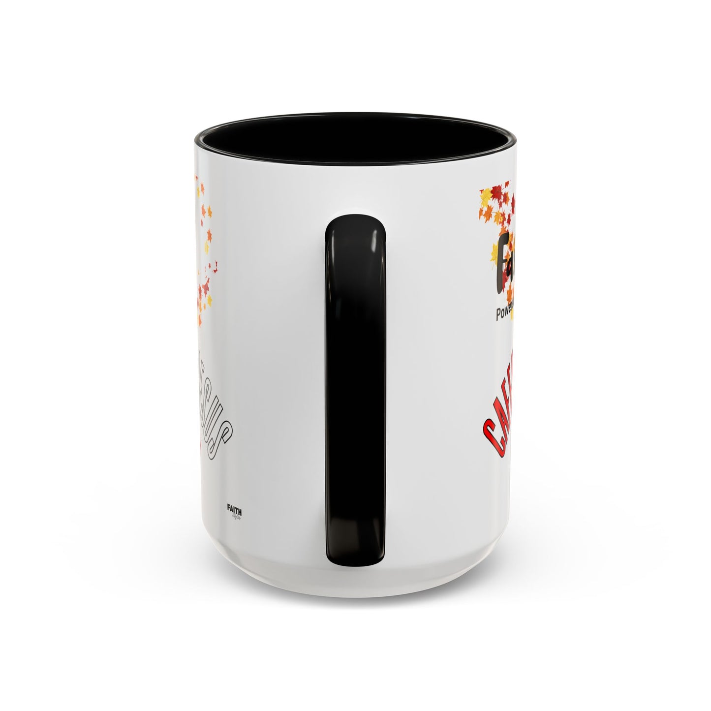 FaithStyles Faith & Caffeine Fall Coffee Mug | Perfect for Autumn Lovers, Thanksgiving Gift, Religious Coffee Cup, Inspirational Drinkware, Cozy Vibes