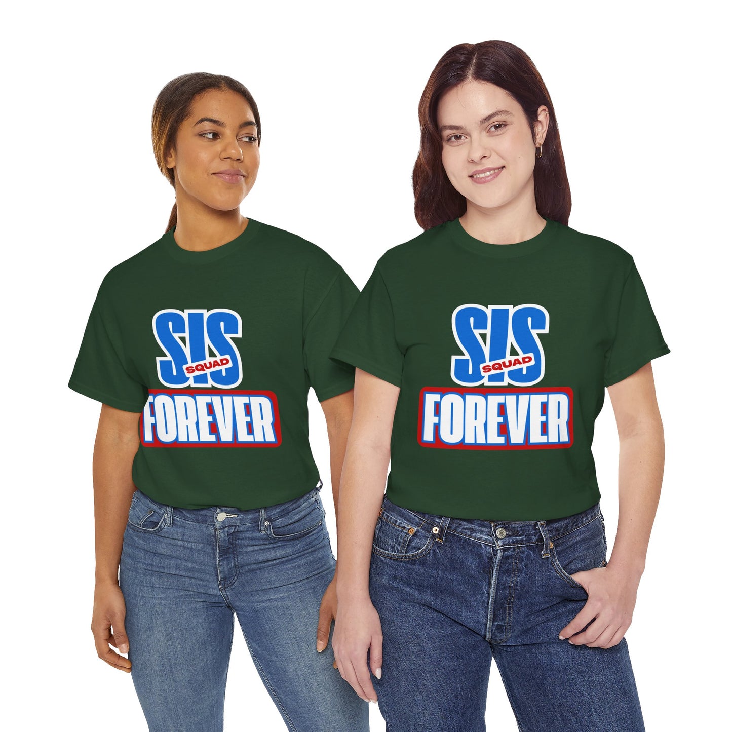 Unisex Heavy Cotton Tee - 'SUS Squad Forever' Graphic Tee, Casual Wear, Gift for Friends, Funny T-Shirt for Events, Streetwear Fashion