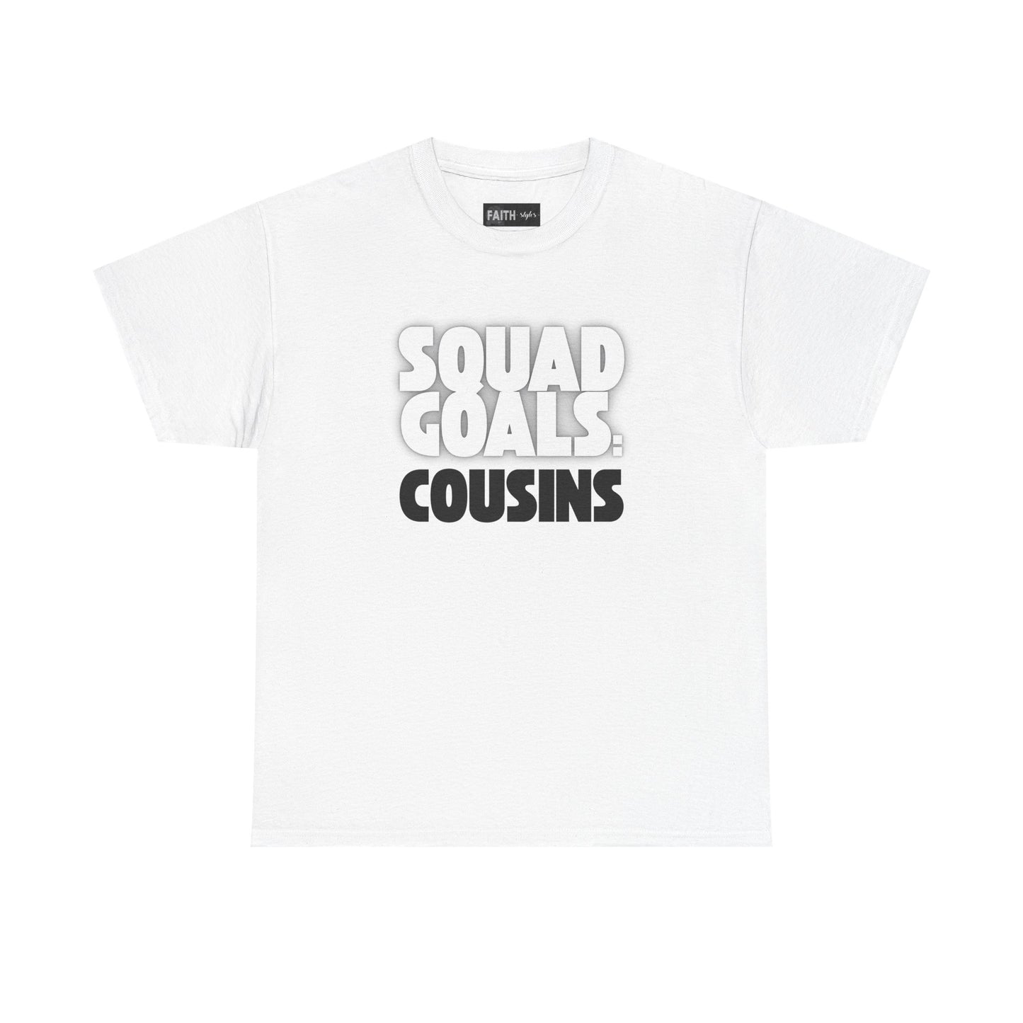 Cousins Squad Goals T-Shirt, Family Reunion Shirt, Unisex Graphic Tee, Cousin Gift, Summer BBQ Style, Matching Family Apparel