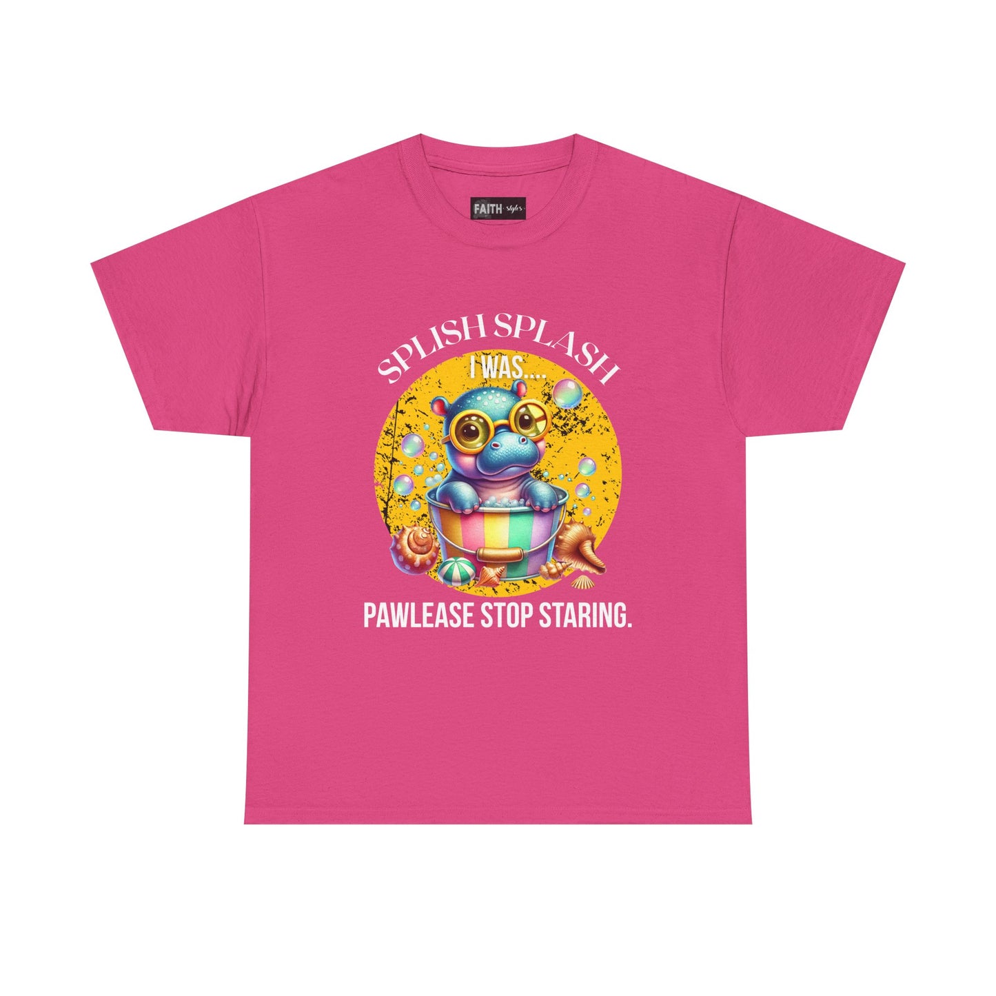 Splash Splash Frog Tee, Cute Animal Shirt, Fun Graphic T-Shirt, Summer Vibes Apparel, Gifts for Animal Lovers, Unisex Cotton Tee