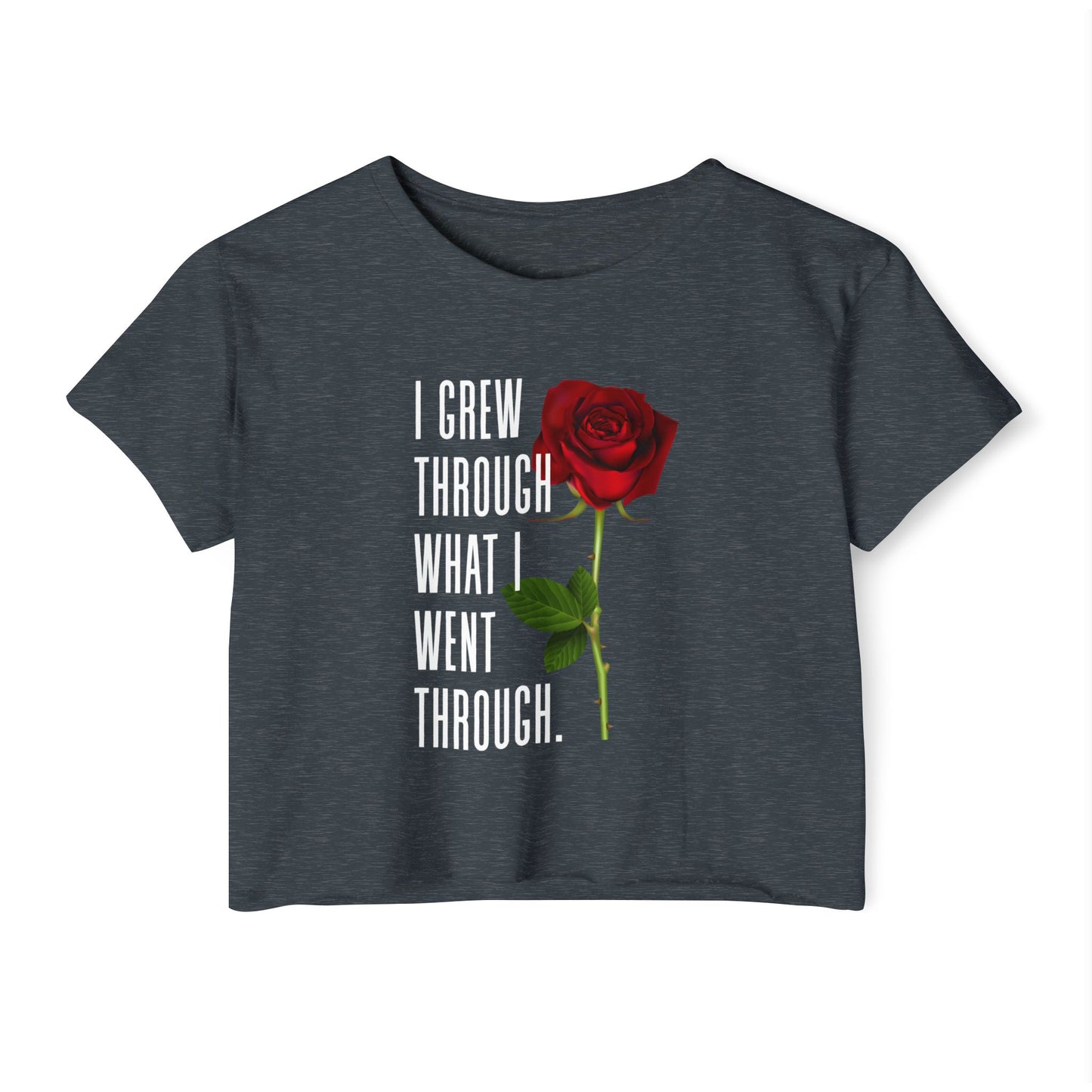 Empowering Women's Festival Crop Top, Inspirational Shirt, Gift for Her, Summer Fashion, Bohemian Style, Affirmation Tee