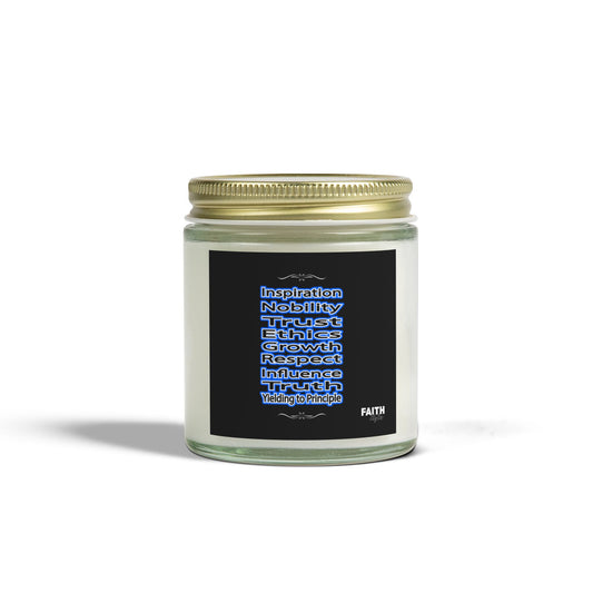 FaithStyles "INSPIRATION" Scented Wax Candles, Coconut Apricot Wax (4oz, 9oz)