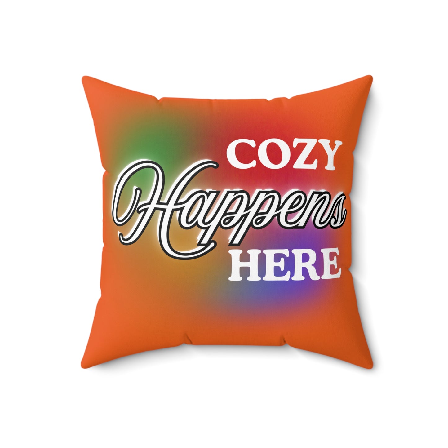 FaithStyles Autumn Cozy Decorative Pillow, Home Decor Accent, Gift for Friends, Living Room Cushion, Cozy Moments, Modern Home Style