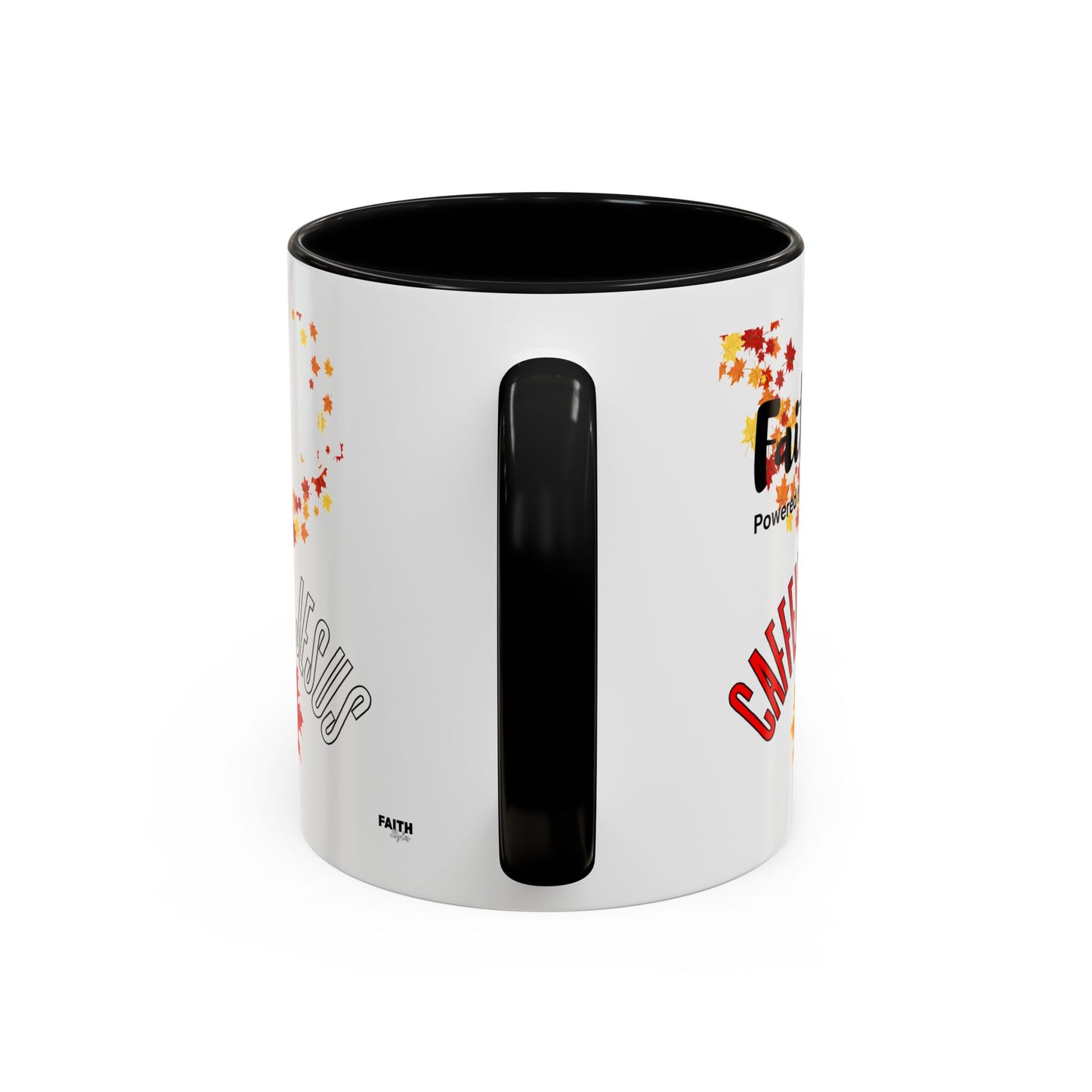 FaithStyles Faith & Caffeine Fall Coffee Mug | Perfect for Autumn Lovers, Thanksgiving Gift, Religious Coffee Cup, Inspirational Drinkware, Cozy Vibes