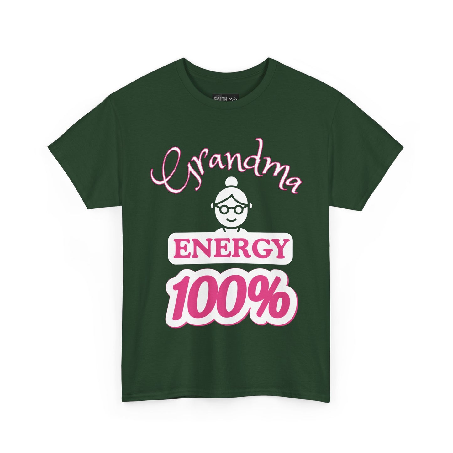 Fun Grandma Energy T-Shirt, Gift for Grandmothers, Casual Tee, Family Reunion Wear, Cute Gift for Mother's Day, Humor Shirt