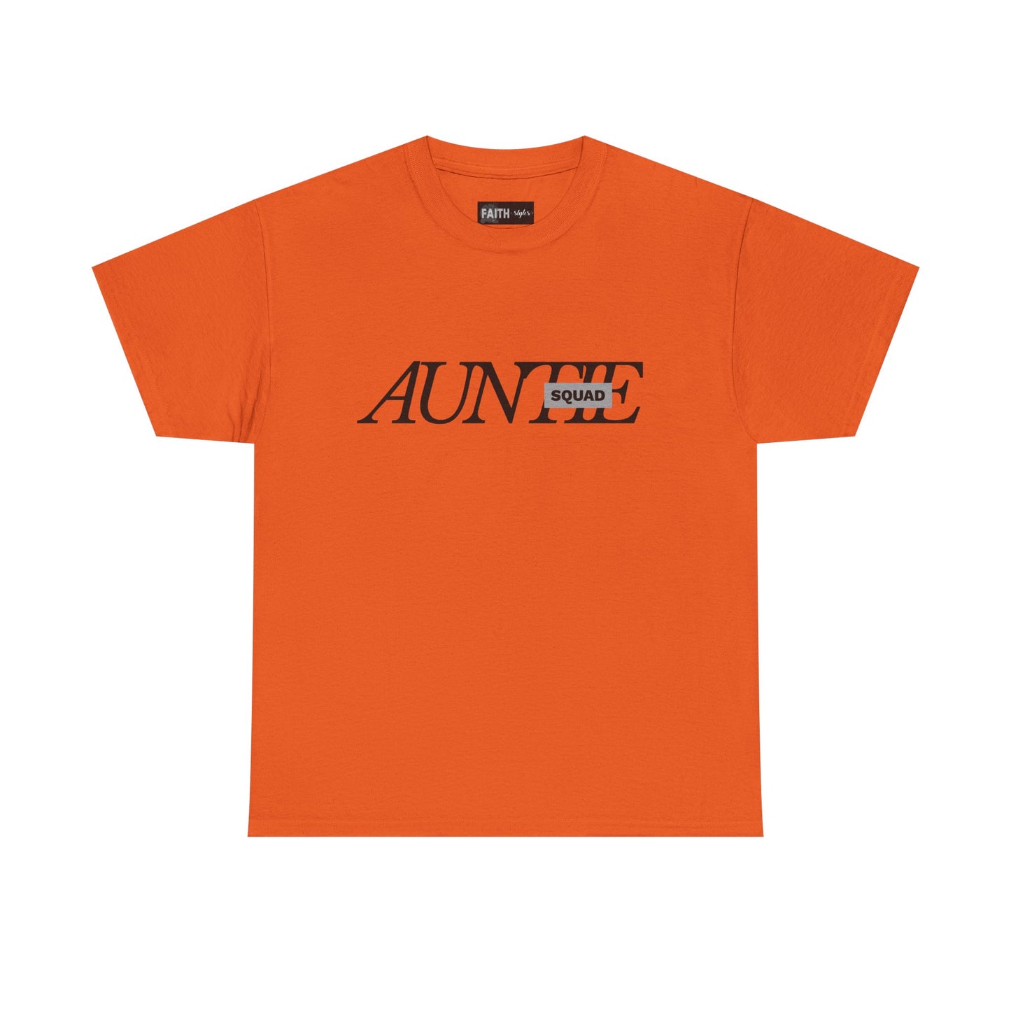 Auntie Squad Unisex Heavy Cotton Tee | Perfect Gift for Aunts | Family Reunion, Birthday, Mother's Day, Casual Wear, Everyday Comfort