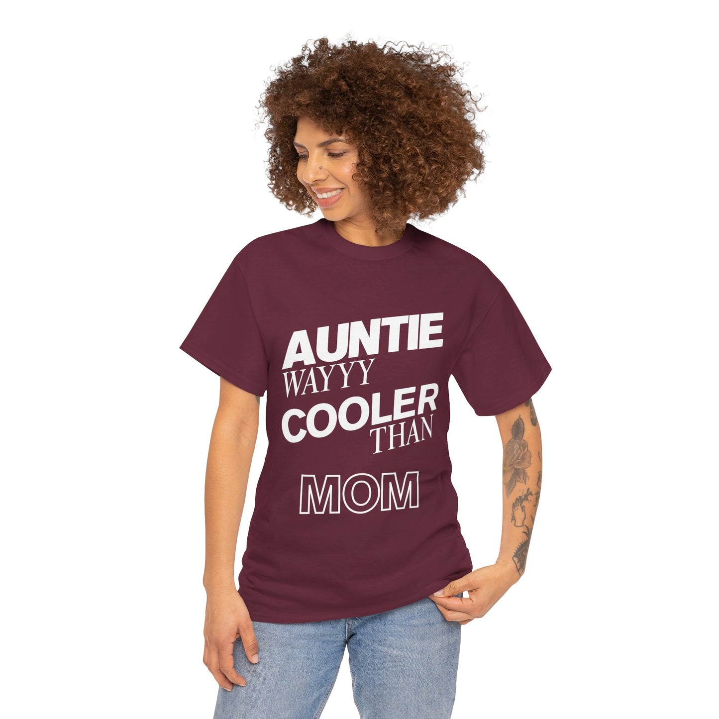 Cool Aunt Unisex Tee - Perfect Gift for Auntie, Family Gatherings, Fun Casual Wear, Birthday Celebration, Mother's Day