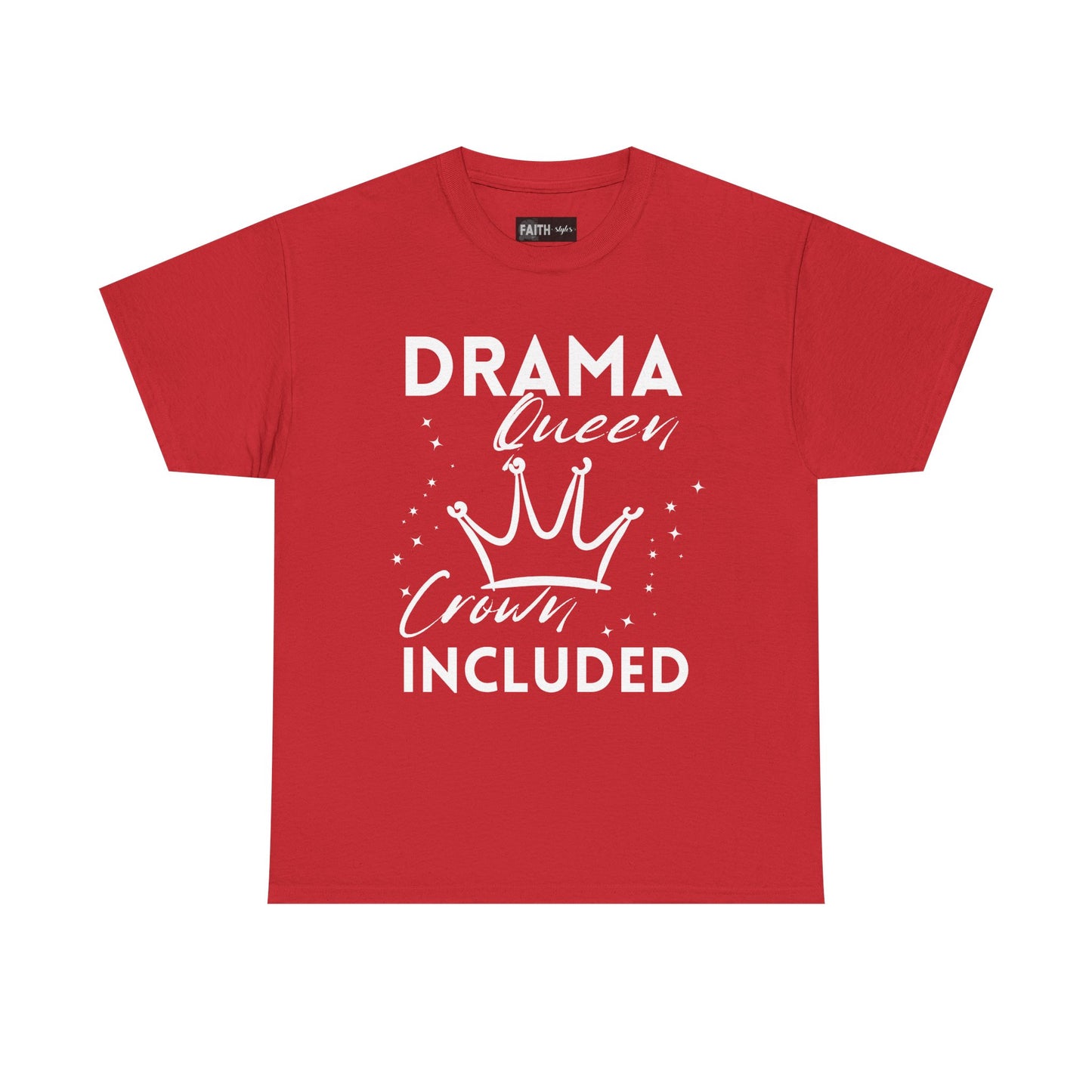 Drama Queen Cotton Tee - Empowering T-Shirt, Gift for Her, Casual Wear, Birthday Celebration, Statement Top