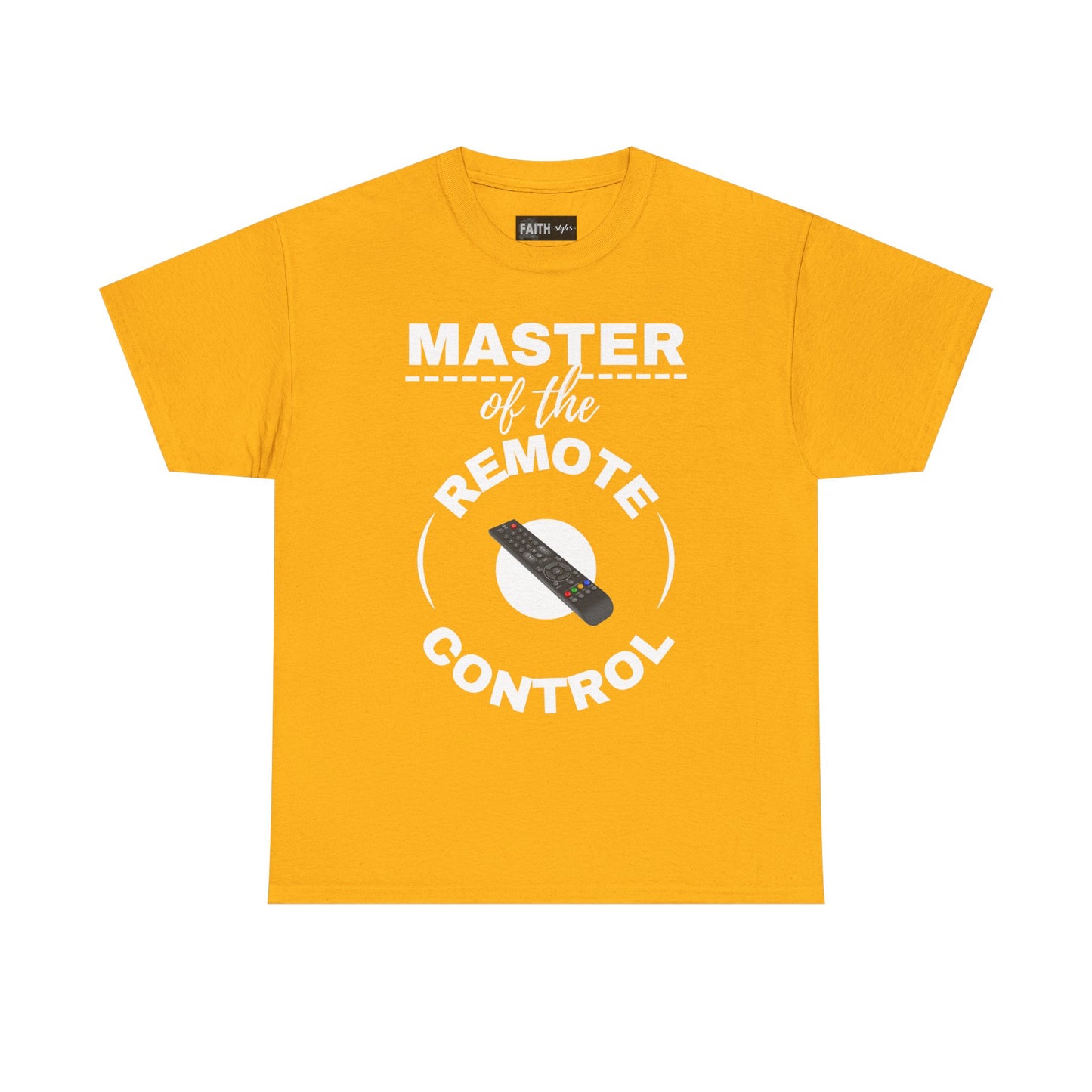 Funny Remote Control Tee - Master of the Remote Control, Gift for TV Lovers, Unisex Shirt for Movie Nights, Perfect for Father's Day