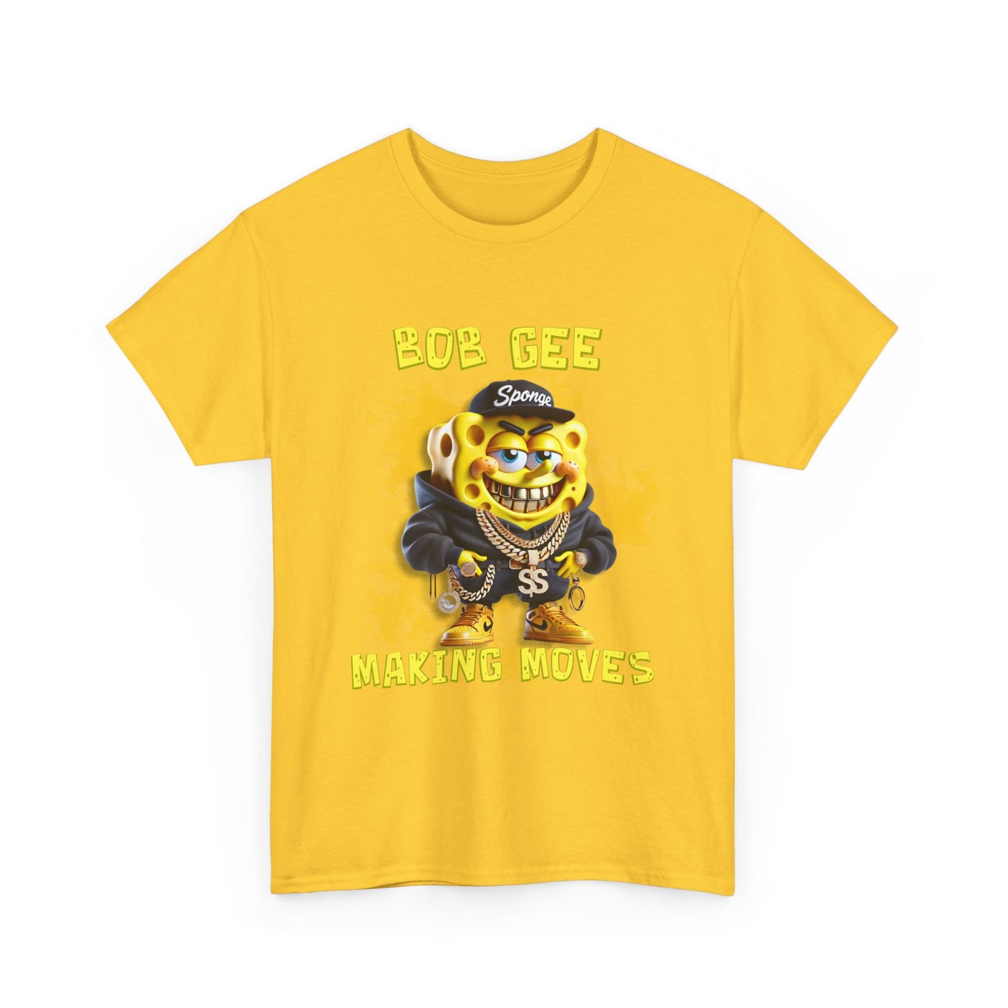 Bob Gee Making Moves Unisex Heavy Cotton Tee - Fun Graphic Tee for Streetwear Enthusiasts