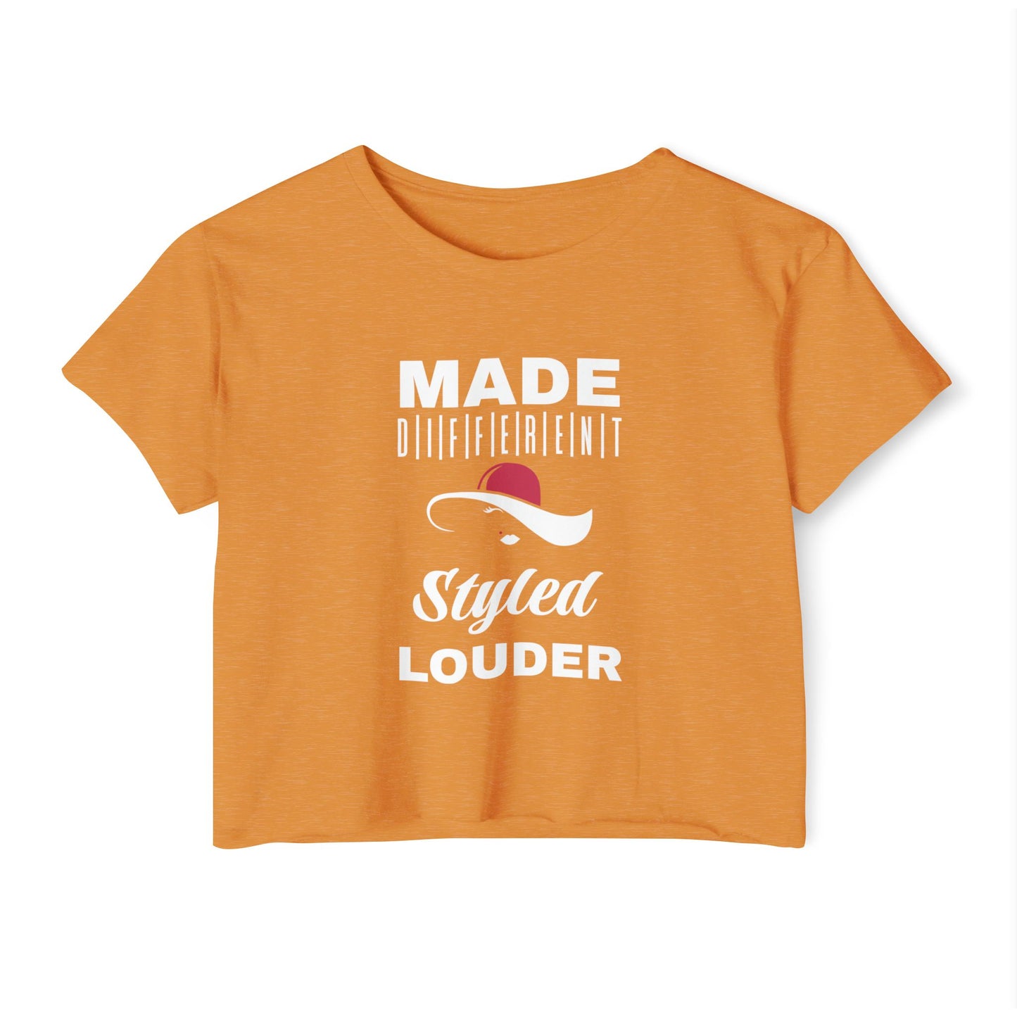 Made Different Women's Festival Crop Top - Boho Chic, Summer Vibes, Music Festival Shirt, Casual Wear, Gift for Her
