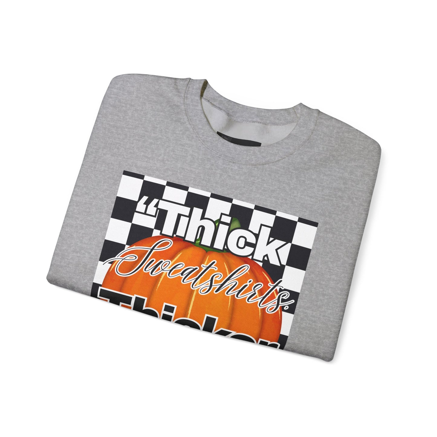 Pumpkin Faith Crewneck Sweatshirt, Unisex Graphic Sweatshirt, Thick Sweatshirt, Sports Apparel, Cozy Casual Wear