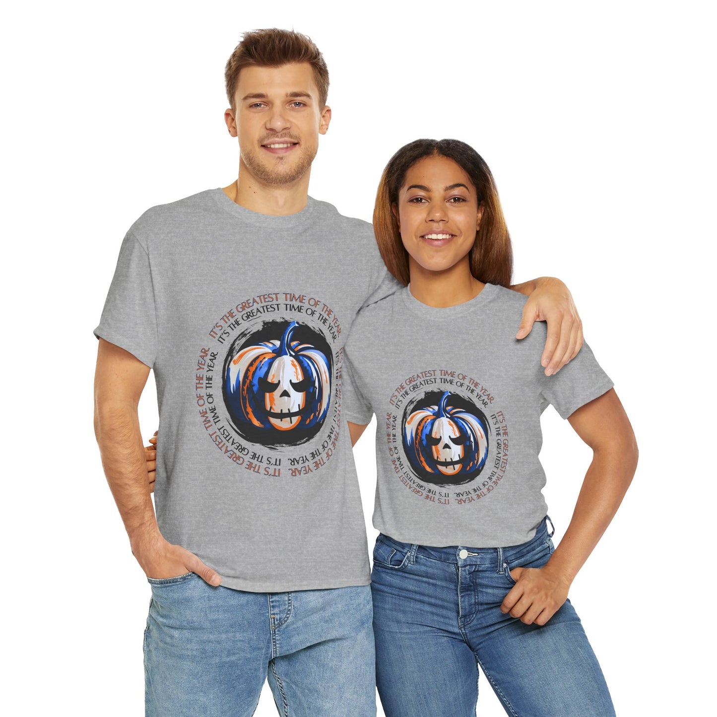 Halloween Pumpkin Tee, Unisex Halloween Shirt, Spooky Fall Apparel, Autumn Outfit, Trick or Treat Gift