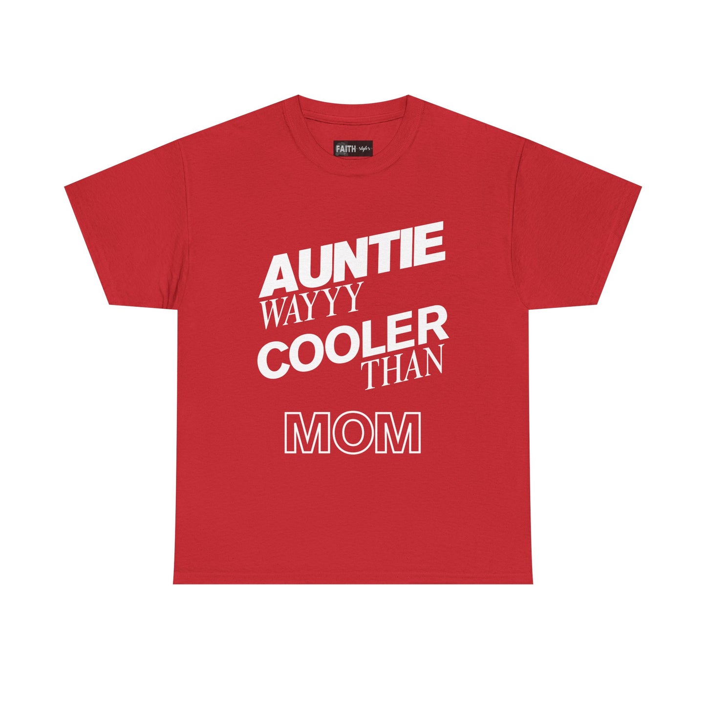 Cool Aunt Unisex Tee - Perfect Gift for Auntie, Family Gatherings, Fun Casual Wear, Birthday Celebration, Mother's Day