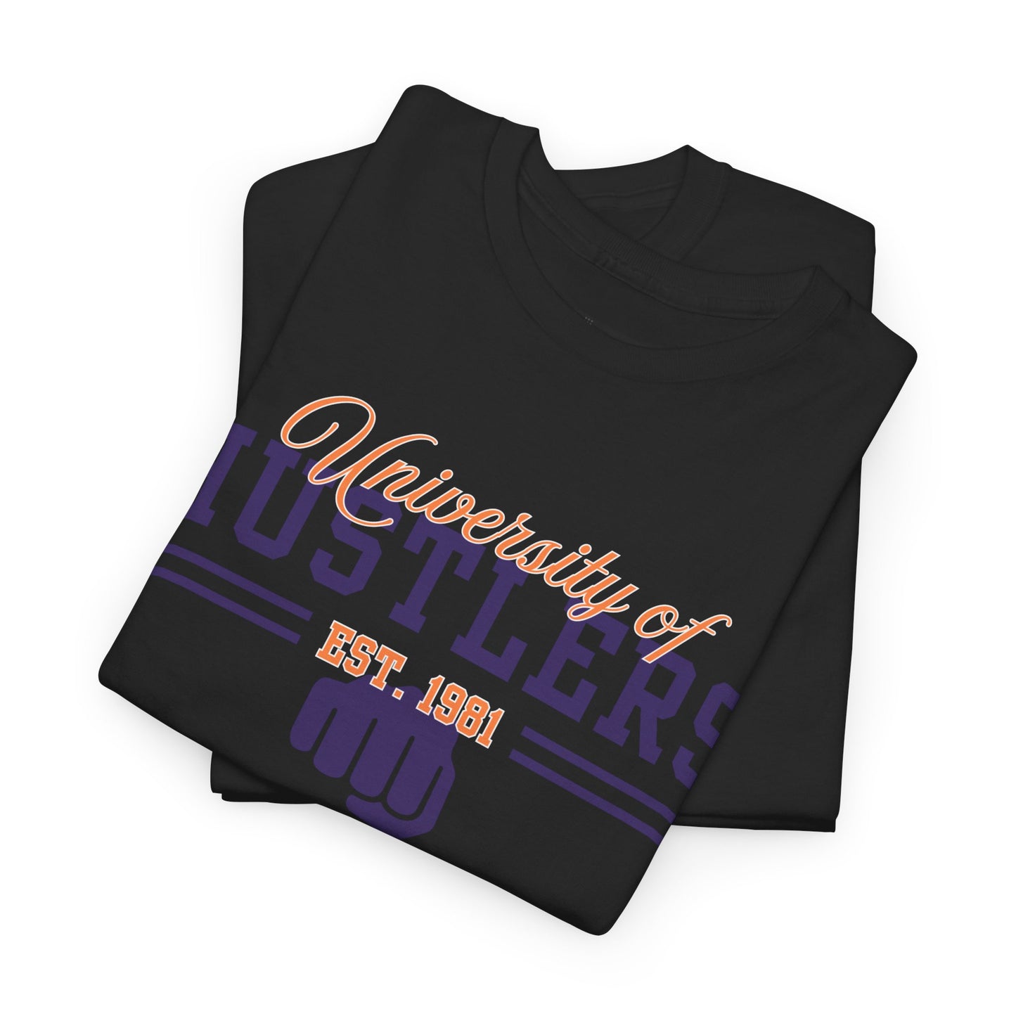 Hustlers Unisex Heavy Cotton Tee, Motivational T-Shirt for Entrepreneurs, Gift for Graduates, Streetwear, Casual Wear, Everyday Style