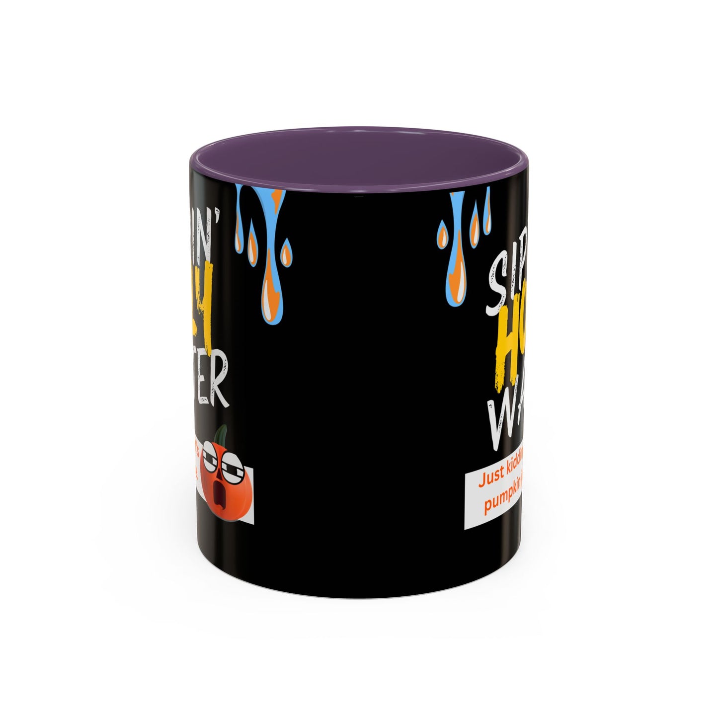 Sippin' Holy Water Coffee Mug, Funny Pumpkin Juice Mug, Halloween Coffee Cup, Unique Gift for Fall, Cute Office Mug, Quirky Kitchenware