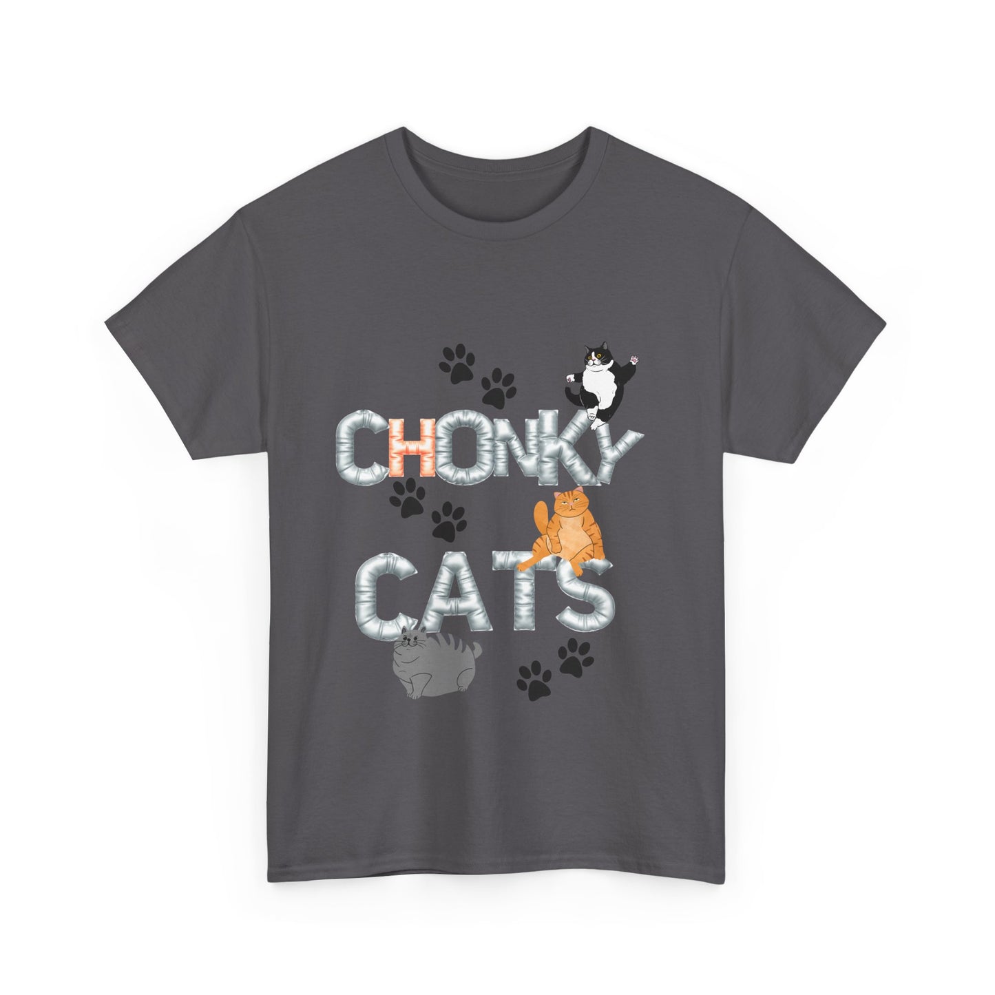 Chonk Cats Unisex Tee - Funny Pet Lovers Shirt, Cat Lover Gift, Humor Tee, Cute Animal Apparel, Gifts for Cat Owners