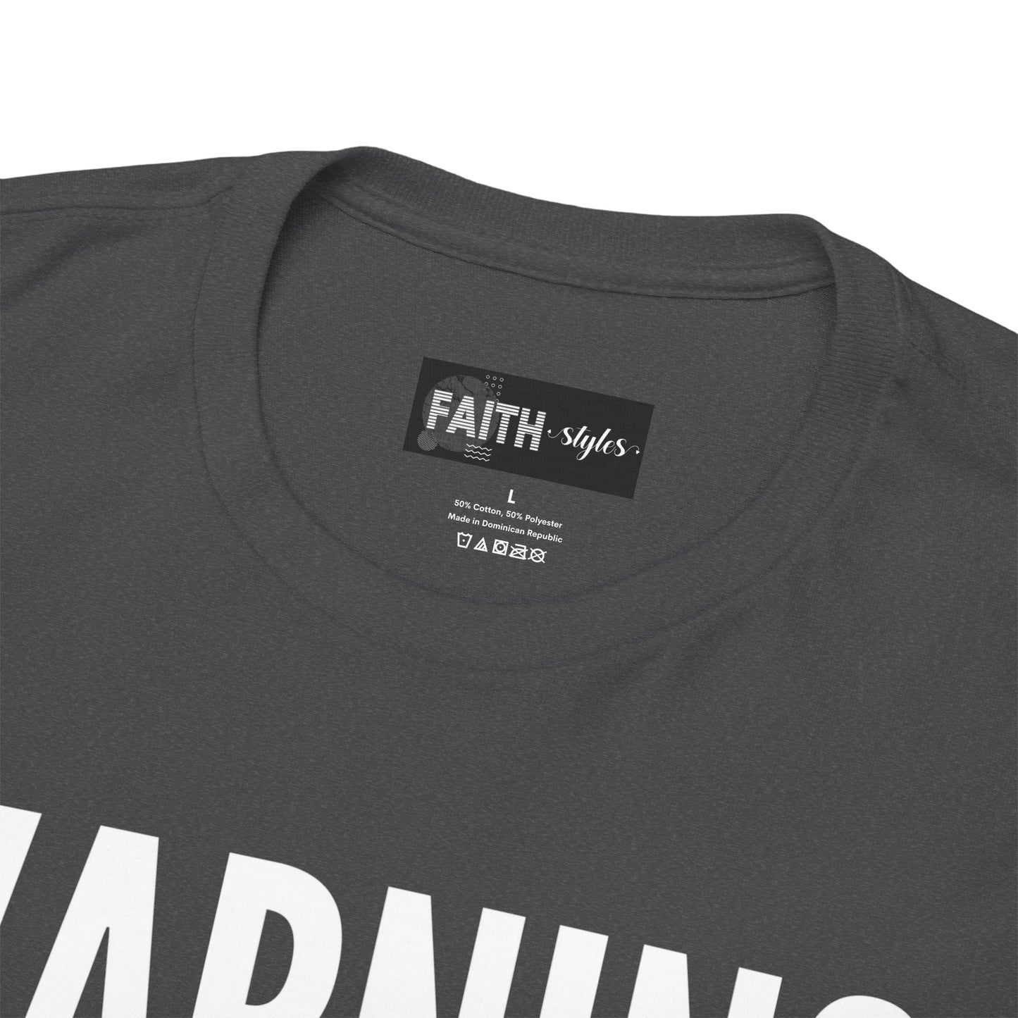 Warning Prank Season Unisex Heavy Cotton Tee | Fun Gift, Casual Wear, Comedy Merchandise, Birthday Gift, Prankster Shirt