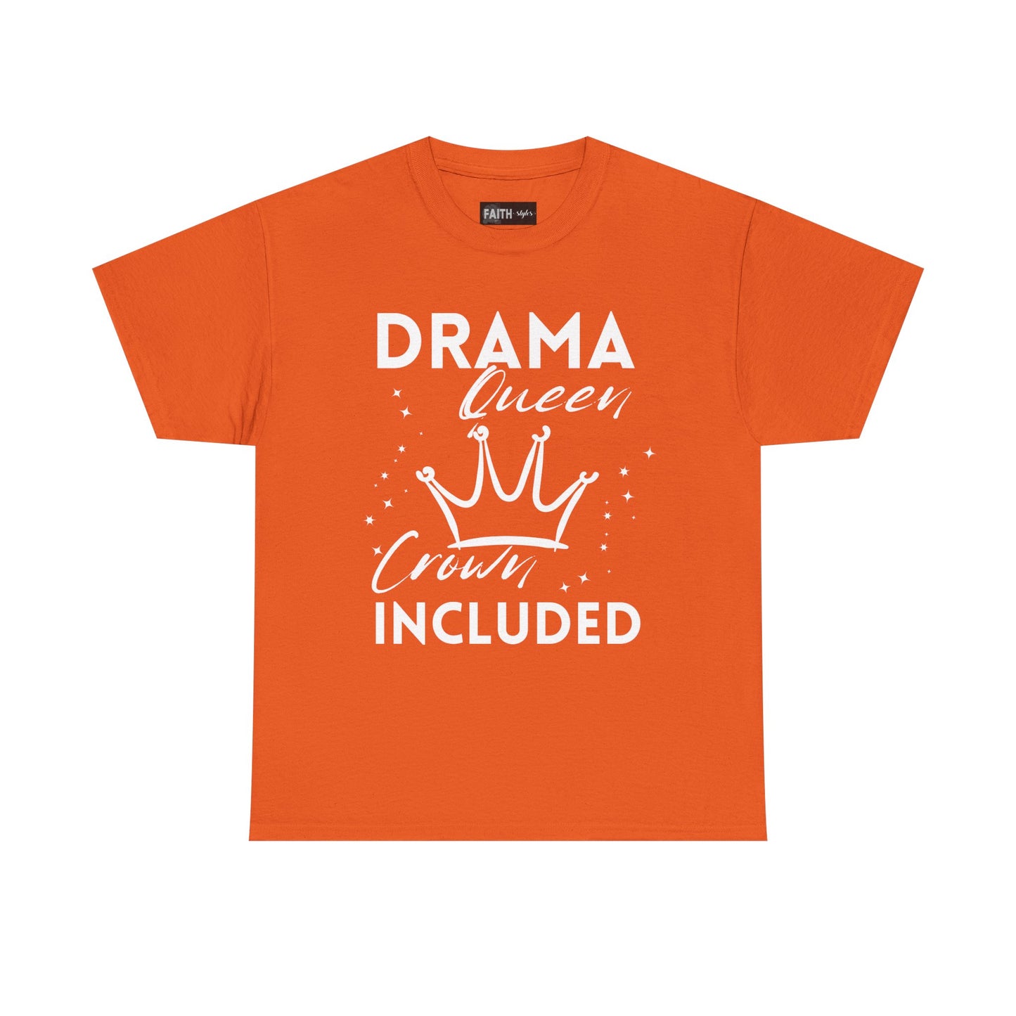 Drama Queen Cotton Tee - Empowering T-Shirt, Gift for Her, Casual Wear, Birthday Celebration, Statement Top