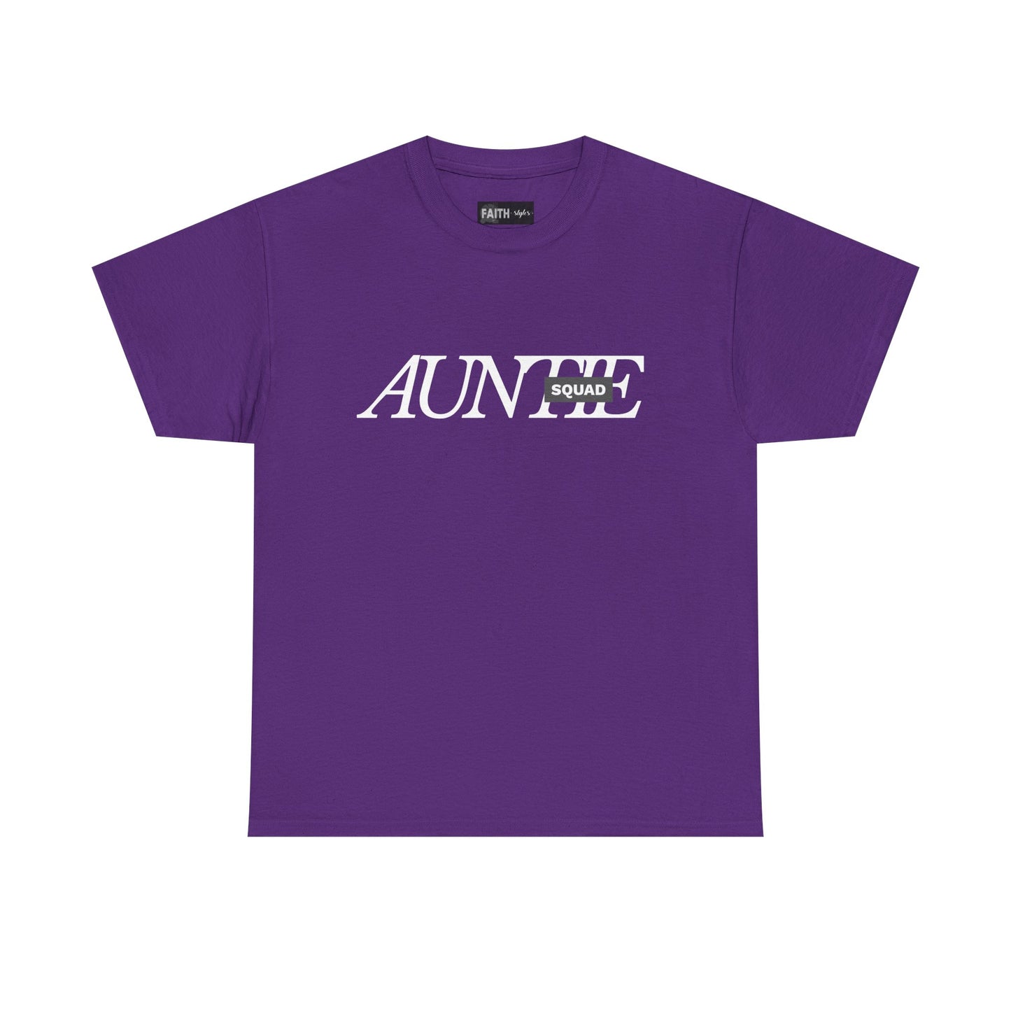 Auntie Squad Unisex Heavy Cotton Tee | Perfect Gift for Aunts | Family Reunion, Birthday, Mother's Day, Casual Wear, Everyday Comfort
