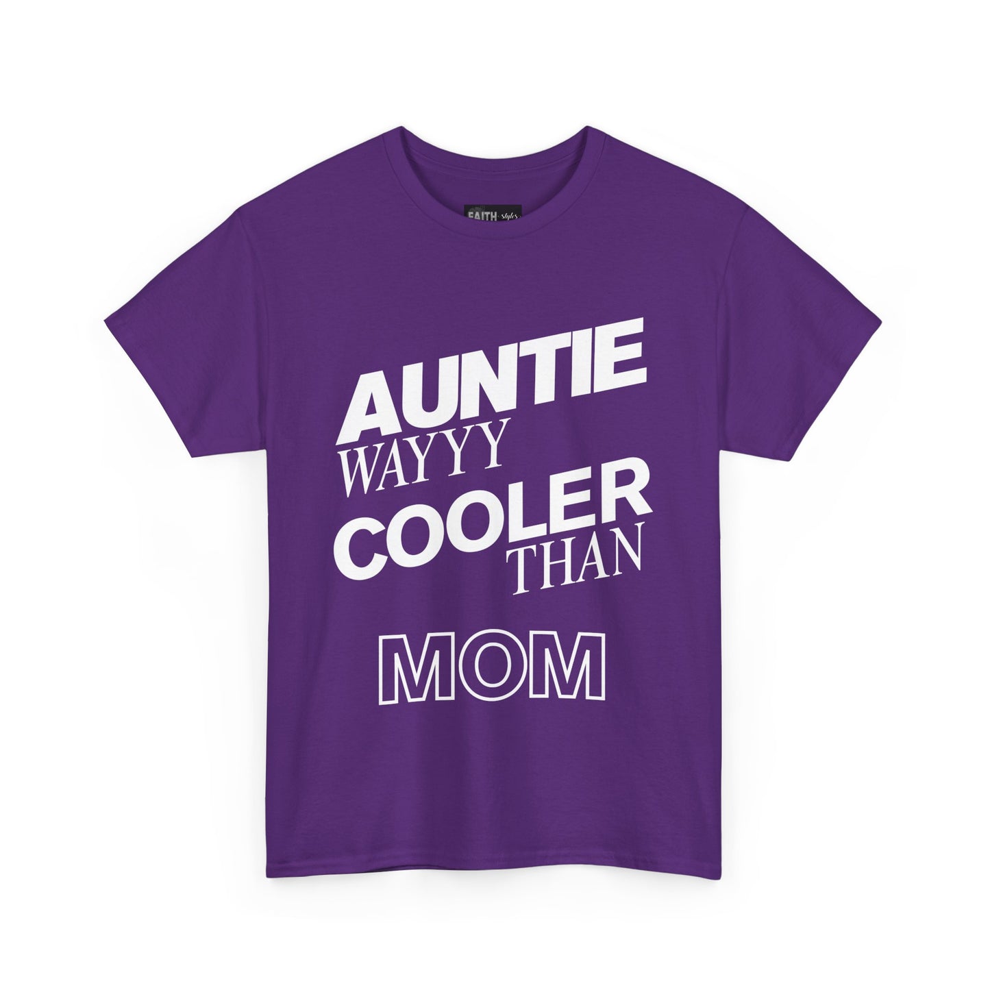 Cool Aunt Unisex Tee - Perfect Gift for Auntie, Family Gatherings, Fun Casual Wear, Birthday Celebration, Mother's Day