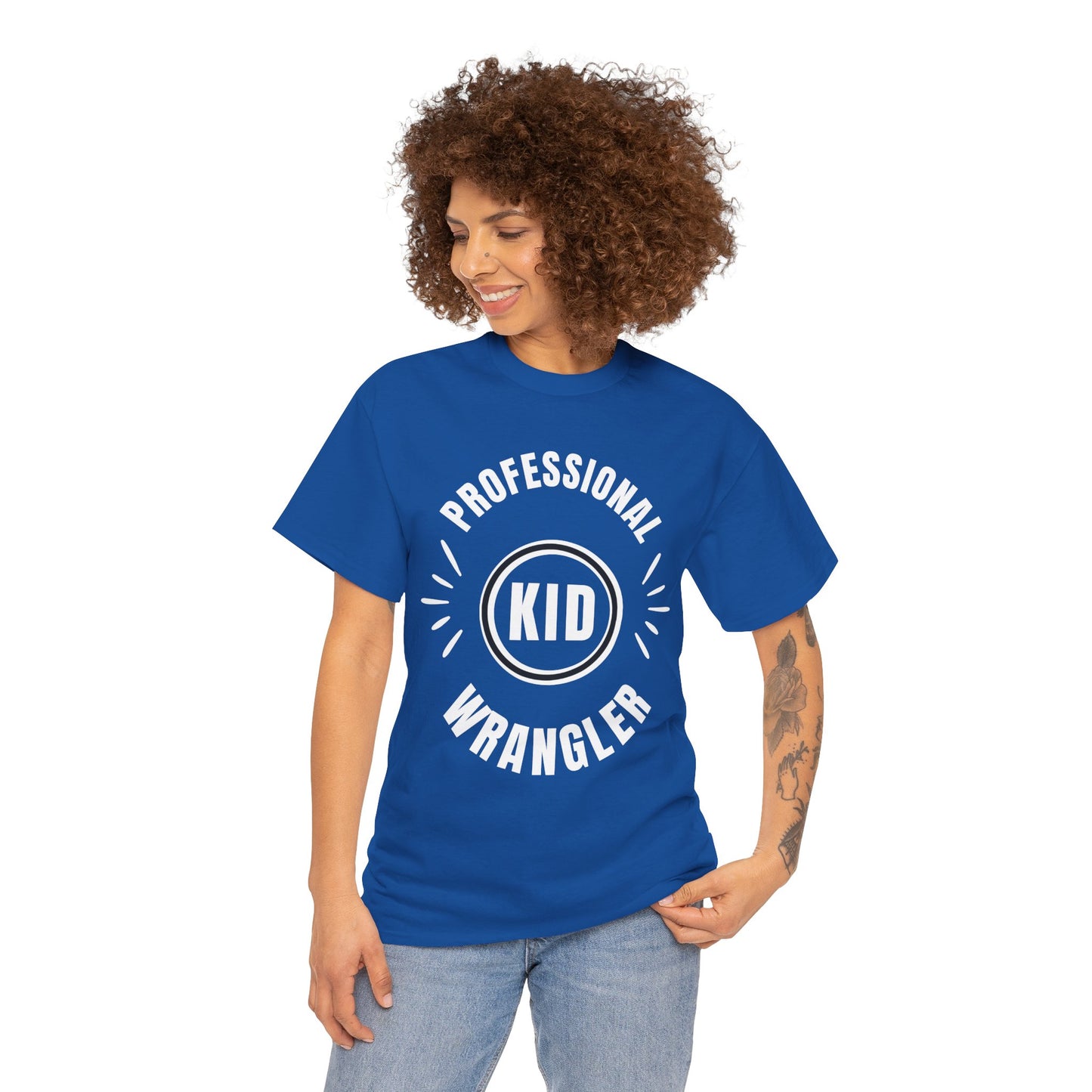 Professional Kid Wrangler T-Shirt, Fun Parenting Tee, Family Event Shirt, Gift for Moms & Dads, Kids Activities Apparel