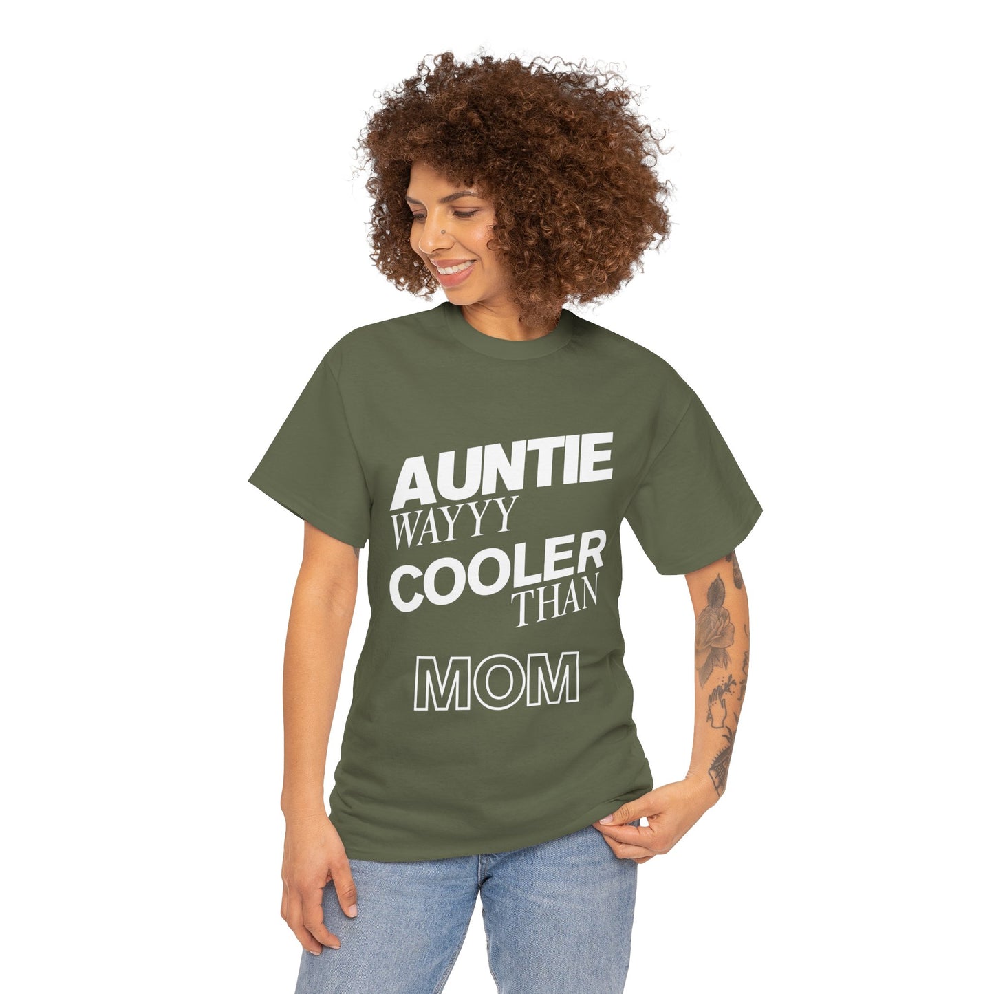 Cool Aunt Unisex Tee - Perfect Gift for Auntie, Family Gatherings, Fun Casual Wear, Birthday Celebration, Mother's Day