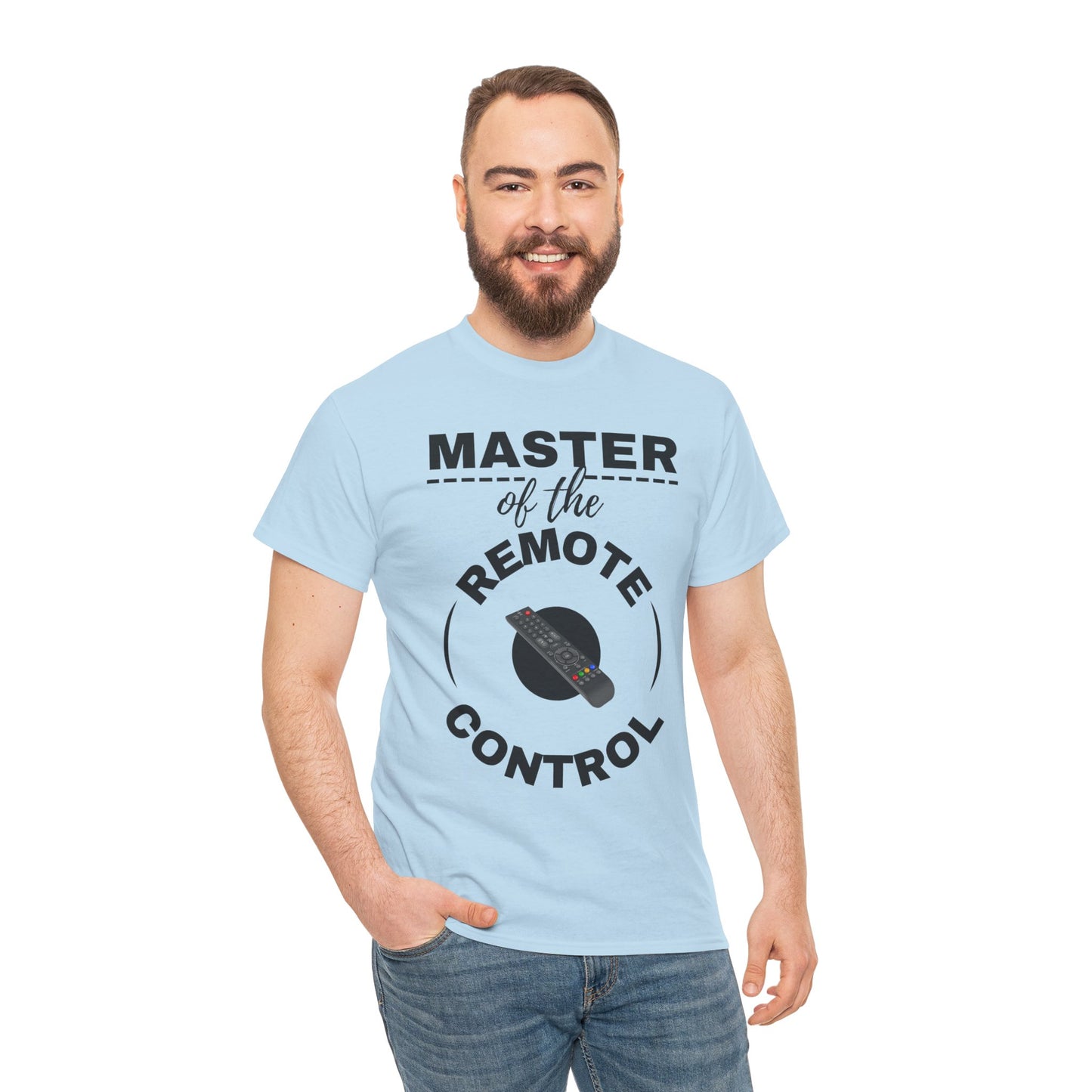 Funny Remote Control Tee - Master of the Remote Control, Gift for TV Lovers, Unisex Shirt for Movie Nights, Perfect for Father's Day