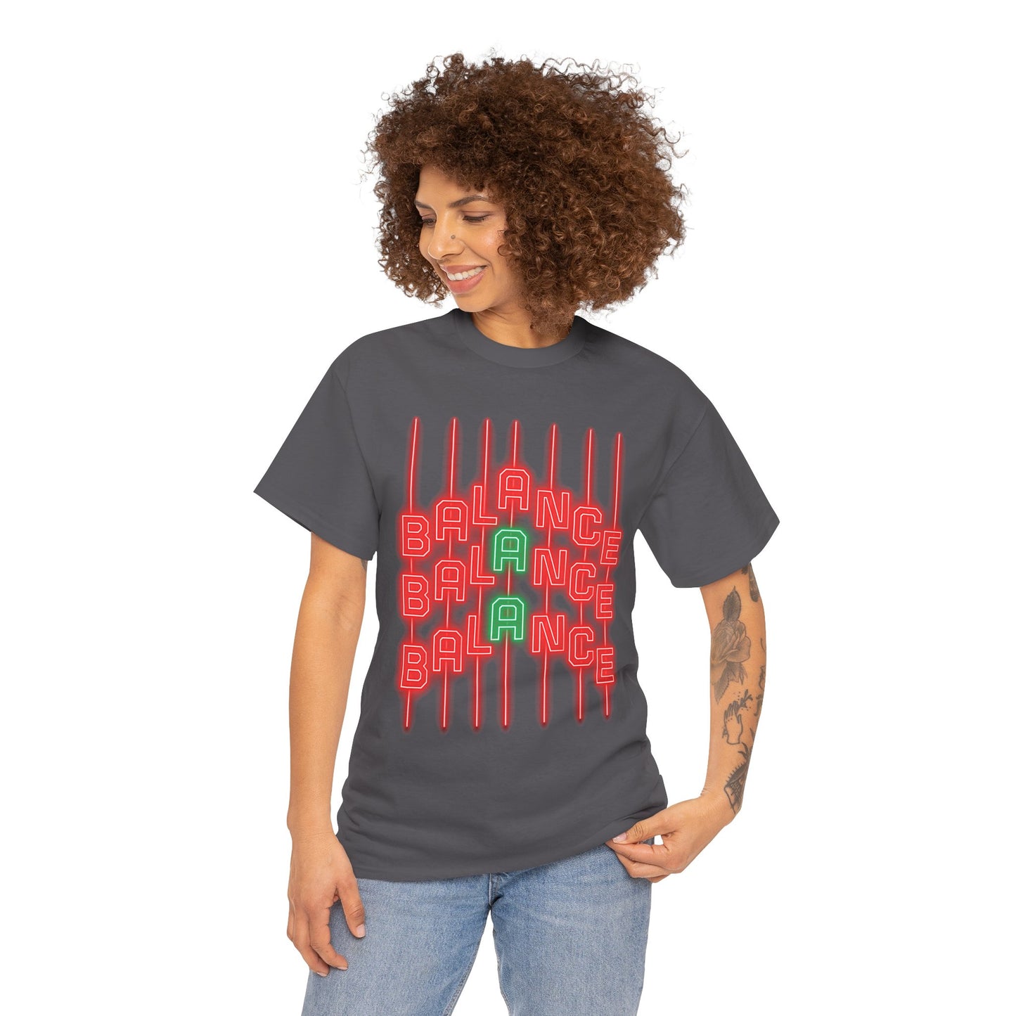 Vibrant Wellness Tee - Embrace Balance, Unisex Cotton Shirt for Mindfulness & Self-Care