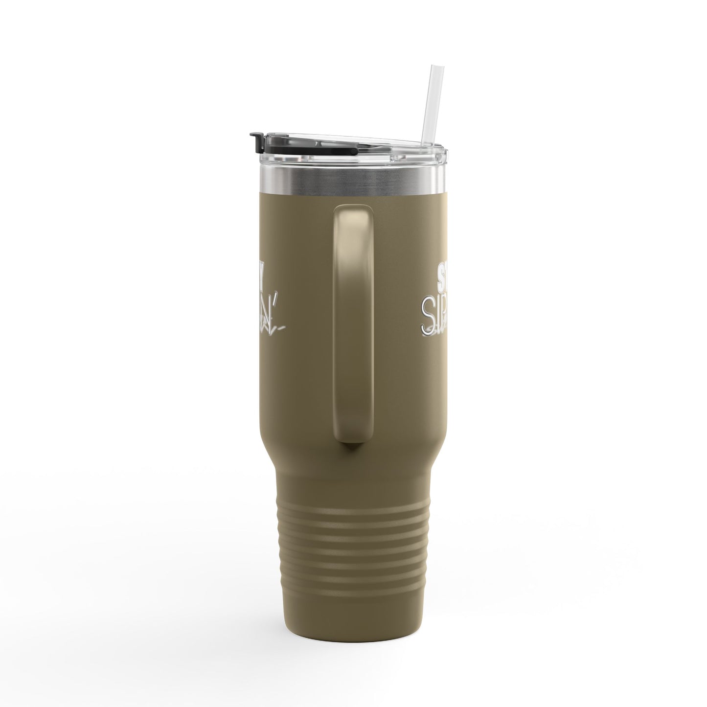 Stay Sippin' Insulated Travel Mug, Perfect for On-the-Go, 40oz Drinkware, Eco-Friendly, Great Gift for Coffee Lovers, Road Trips