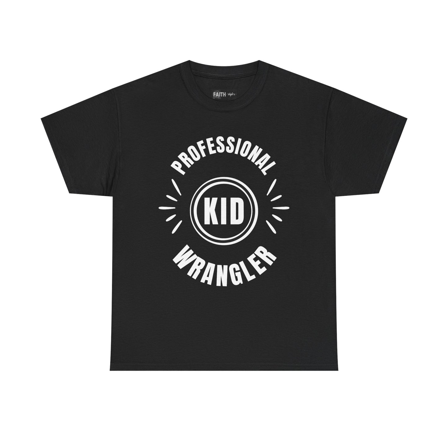 Professional Kid Wrangler T-Shirt, Fun Parenting Tee, Family Event Shirt, Gift for Moms & Dads, Kids Activities Apparel