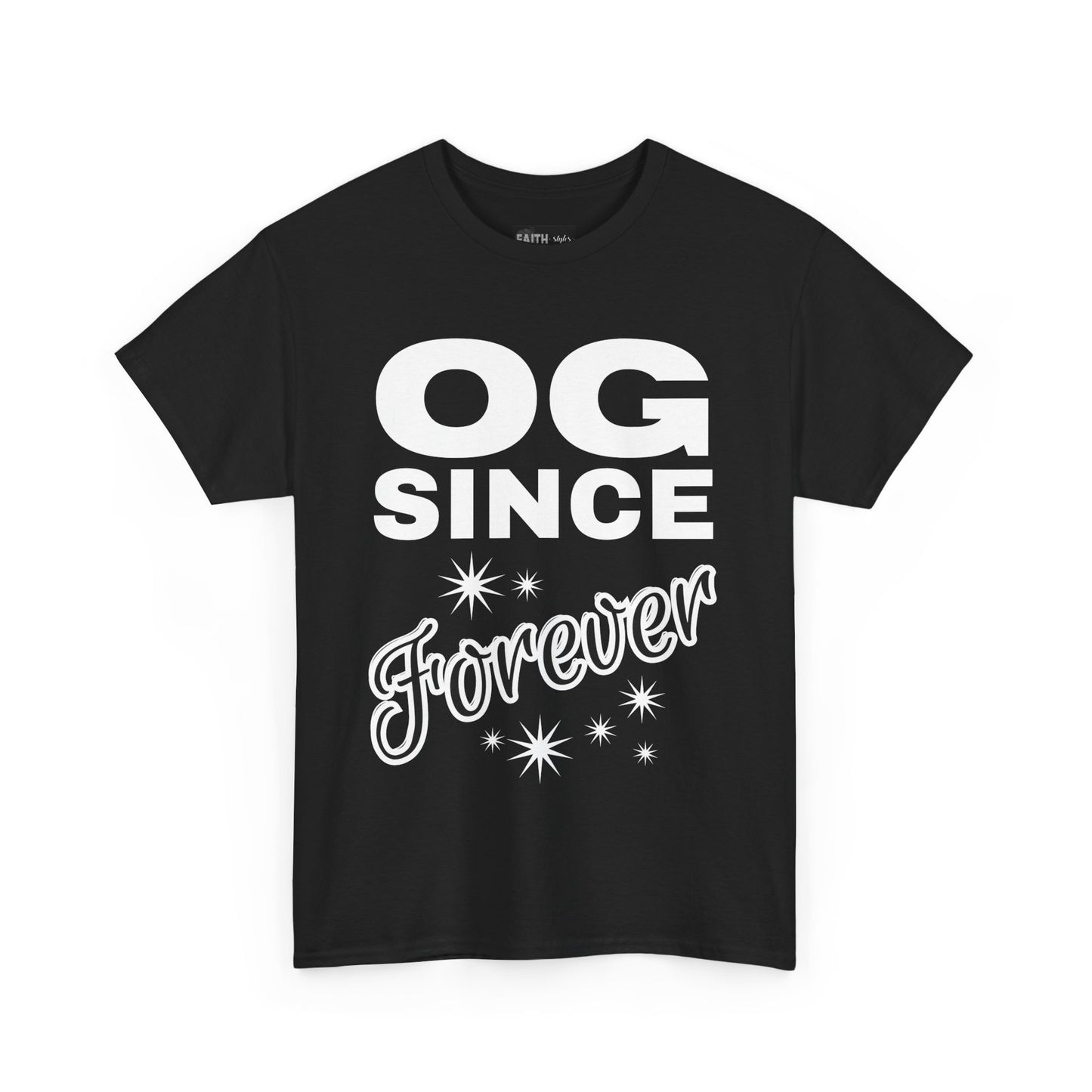 Grandpa Heavy Cotton Tee - OG Since Forever, Casual Tee, Trendy Graphic Shirt, Gift for Friends, Streetwear Fashion