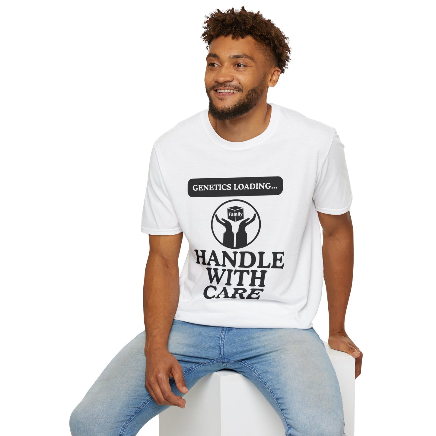 Genetics Loading T-Shirt, Funny Genetics Tee, Gift for Science Lovers, Unisex Humor Shirt, Casual Wear for Every Occasion