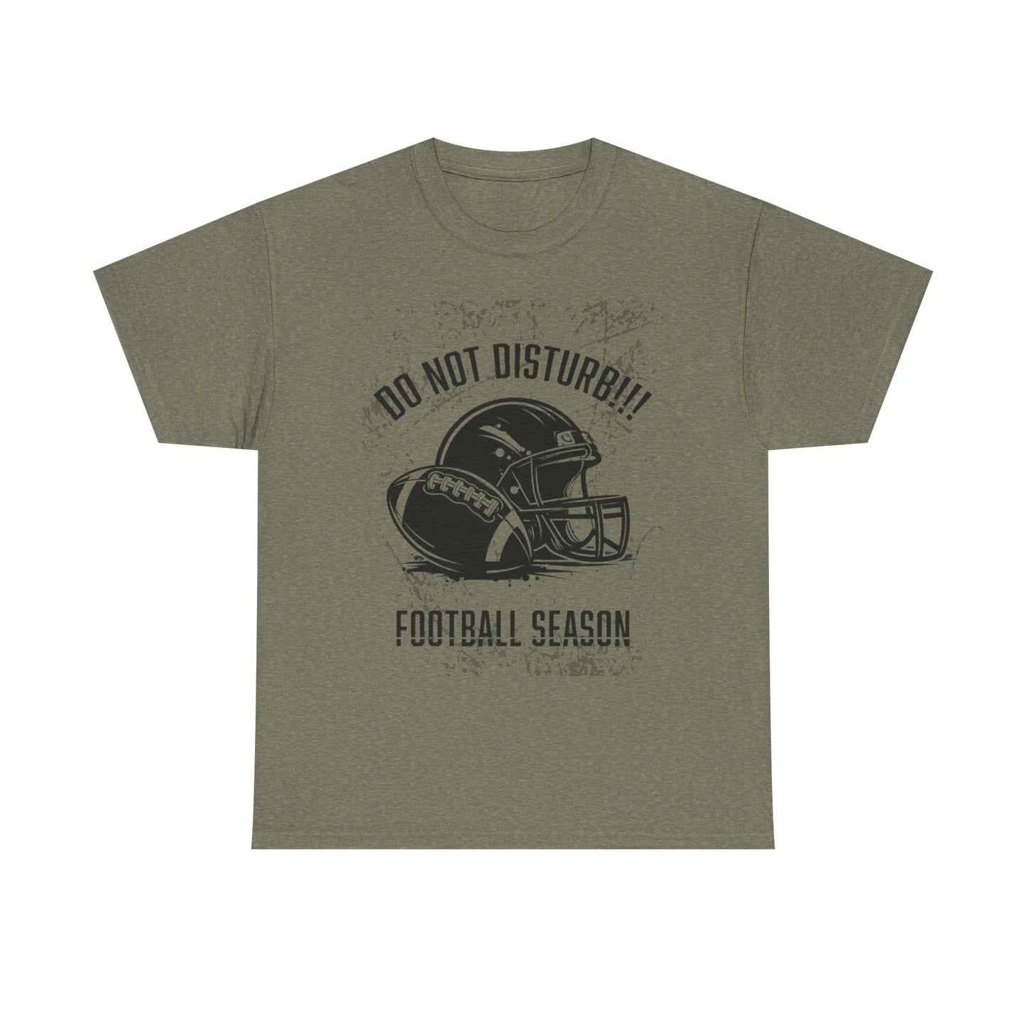 Football Season Do Not Disturb Tee, Male's Cotton Shirt, Sports Fan Gift, Game Day Apparel, Casual Wear, Football Lovers