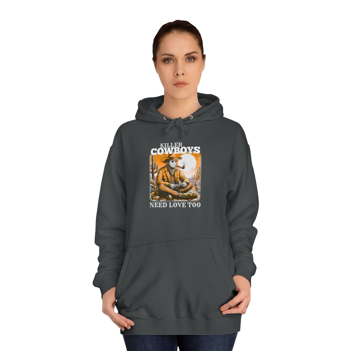 Unisex College Hoodie, Killer Cowboys