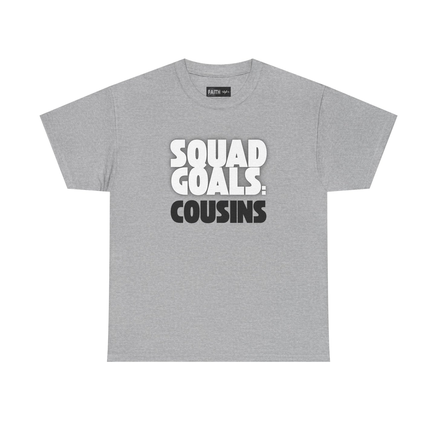 Cousins Squad Goals T-Shirt, Family Reunion Shirt, Unisex Graphic Tee, Cousin Gift, Summer BBQ Style, Matching Family Apparel
