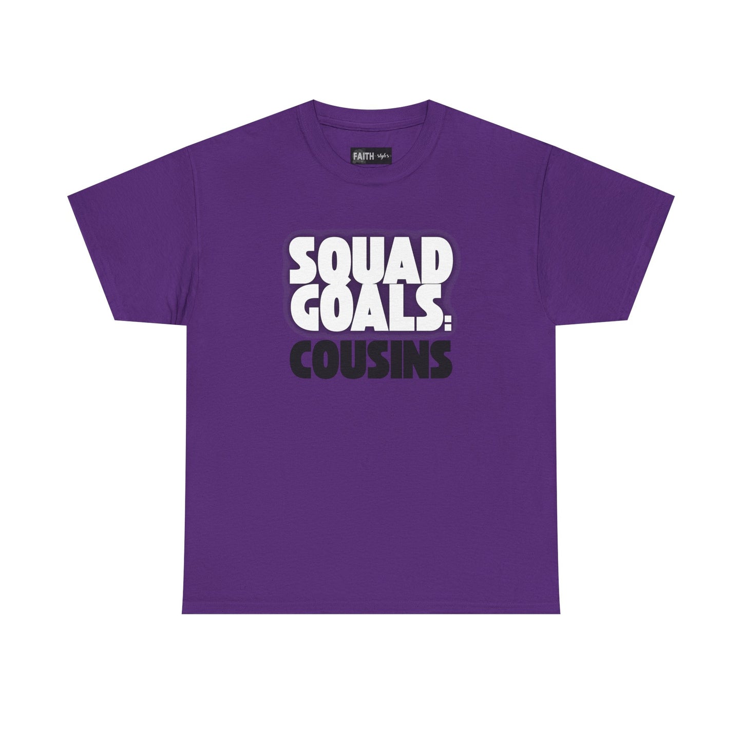 Cousins Squad Goals T-Shirt, Family Reunion Shirt, Unisex Graphic Tee, Cousin Gift, Summer BBQ Style, Matching Family Apparel
