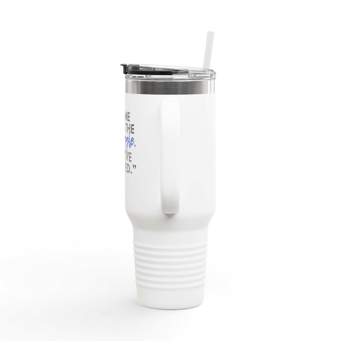 Inspirational Insulated Travel Mug, Motivational Coffee Tumbler, Evolved Journey Mug, Perfect for Gifts, Travel, and Daily Use