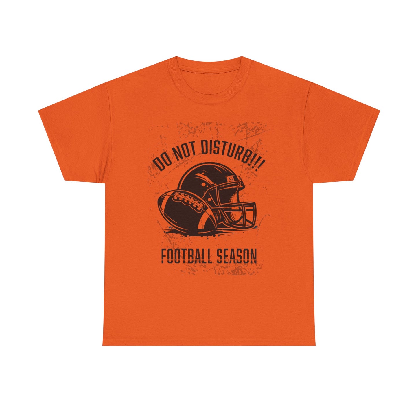 Football Season Do Not Disturb Tee, Male's Cotton Shirt, Sports Fan Gift, Game Day Apparel, Casual Wear, Football Lovers