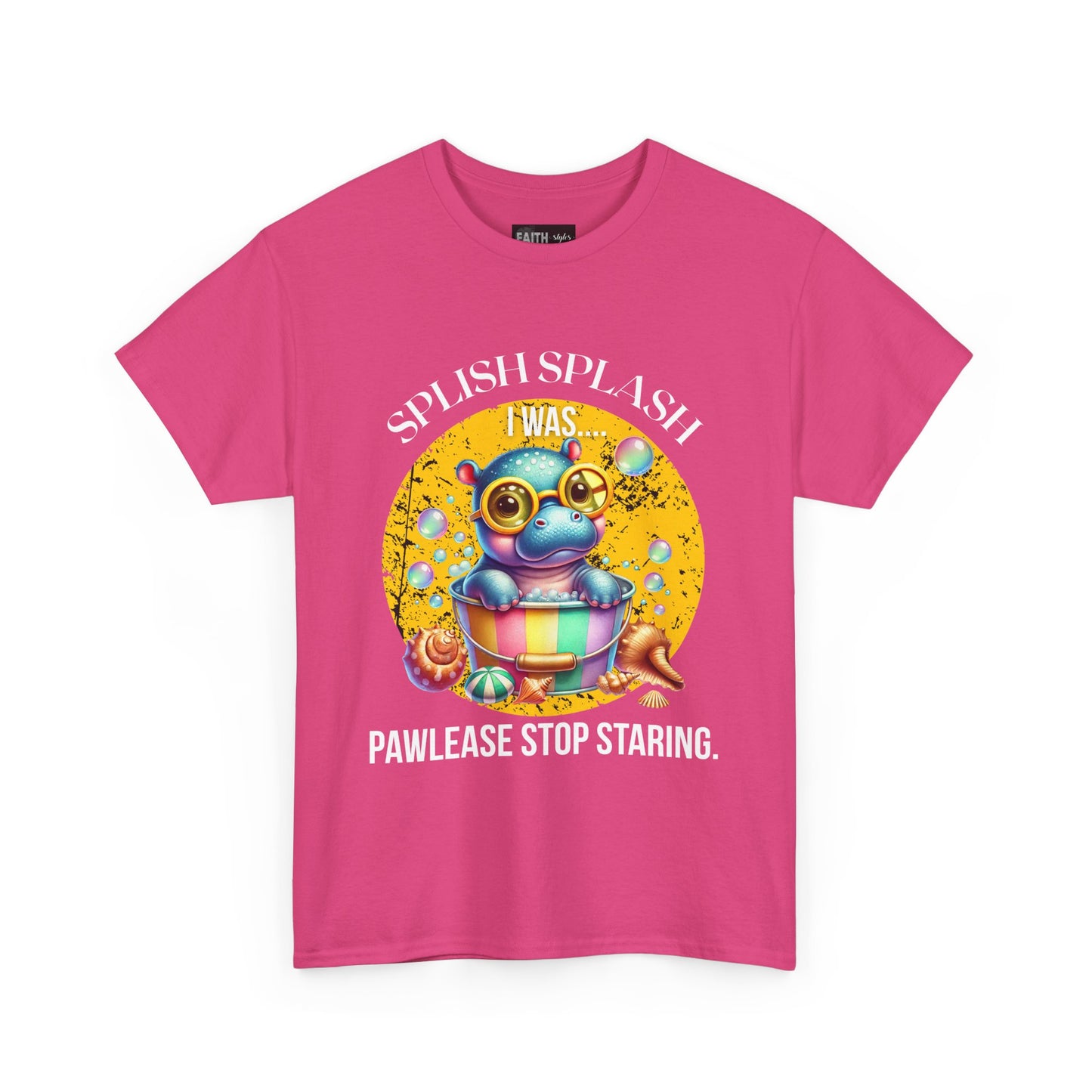 Splash Splash Frog Tee, Cute Animal Shirt, Fun Graphic T-Shirt, Summer Vibes Apparel, Gifts for Animal Lovers, Unisex Cotton Tee