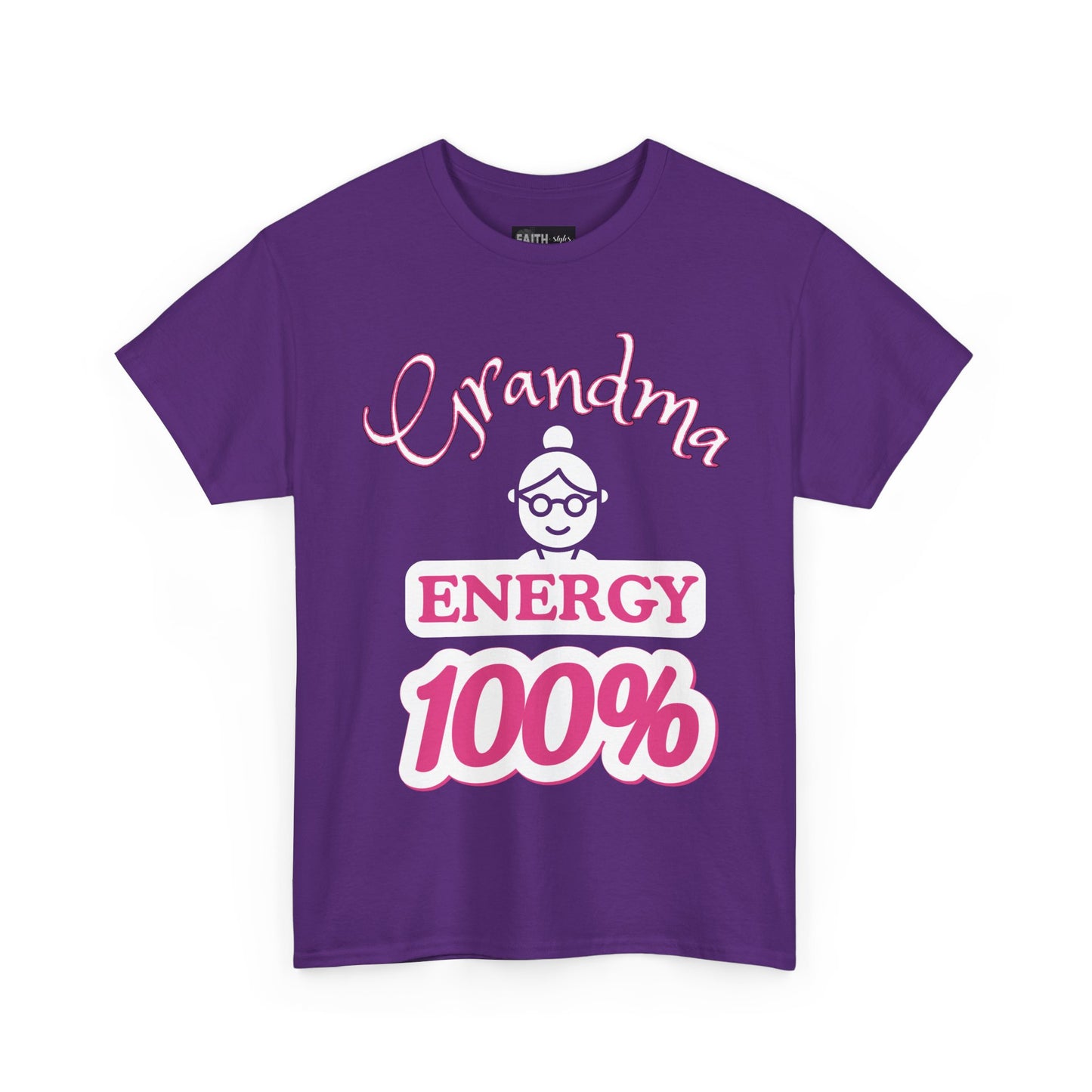 Fun Grandma Energy T-Shirt, Gift for Grandmothers, Casual Tee, Family Reunion Wear, Cute Gift for Mother's Day, Humor Shirt