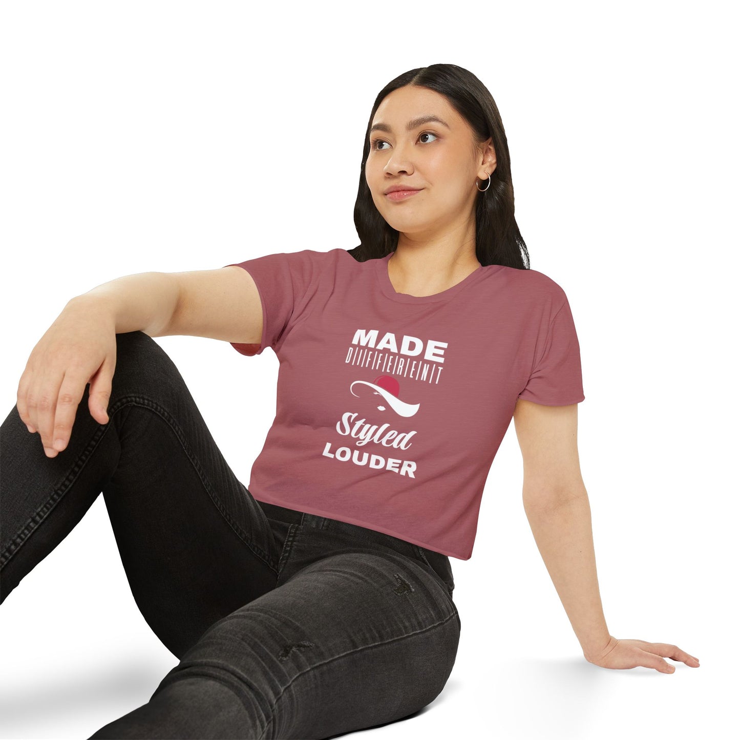 Made Different Women's Festival Crop Top - Boho Chic, Summer Vibes, Music Festival Shirt, Casual Wear, Gift for Her
