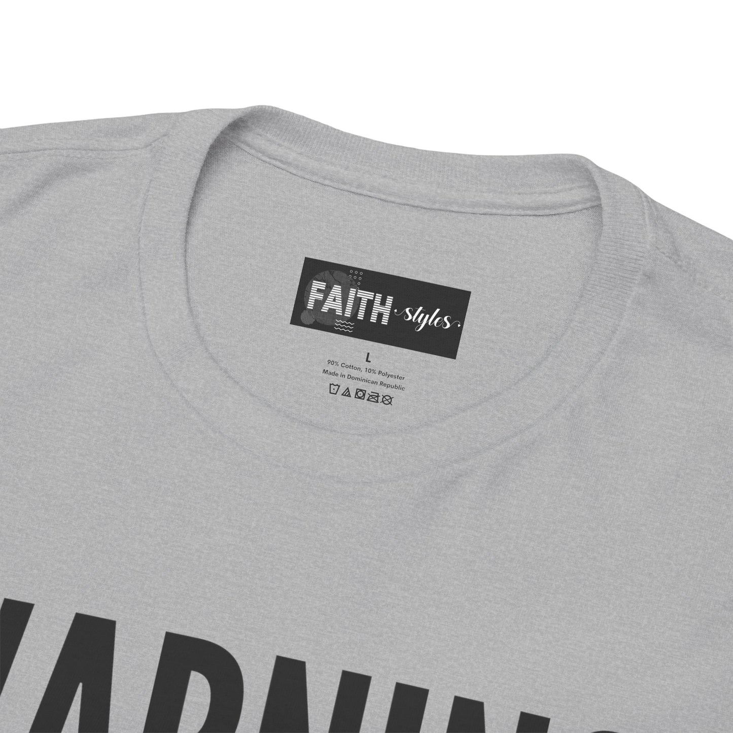 Warning Prank Season Unisex Heavy Cotton Tee | Fun Gift, Casual Wear, Comedy Merchandise, Birthday Gift, Prankster Shirt