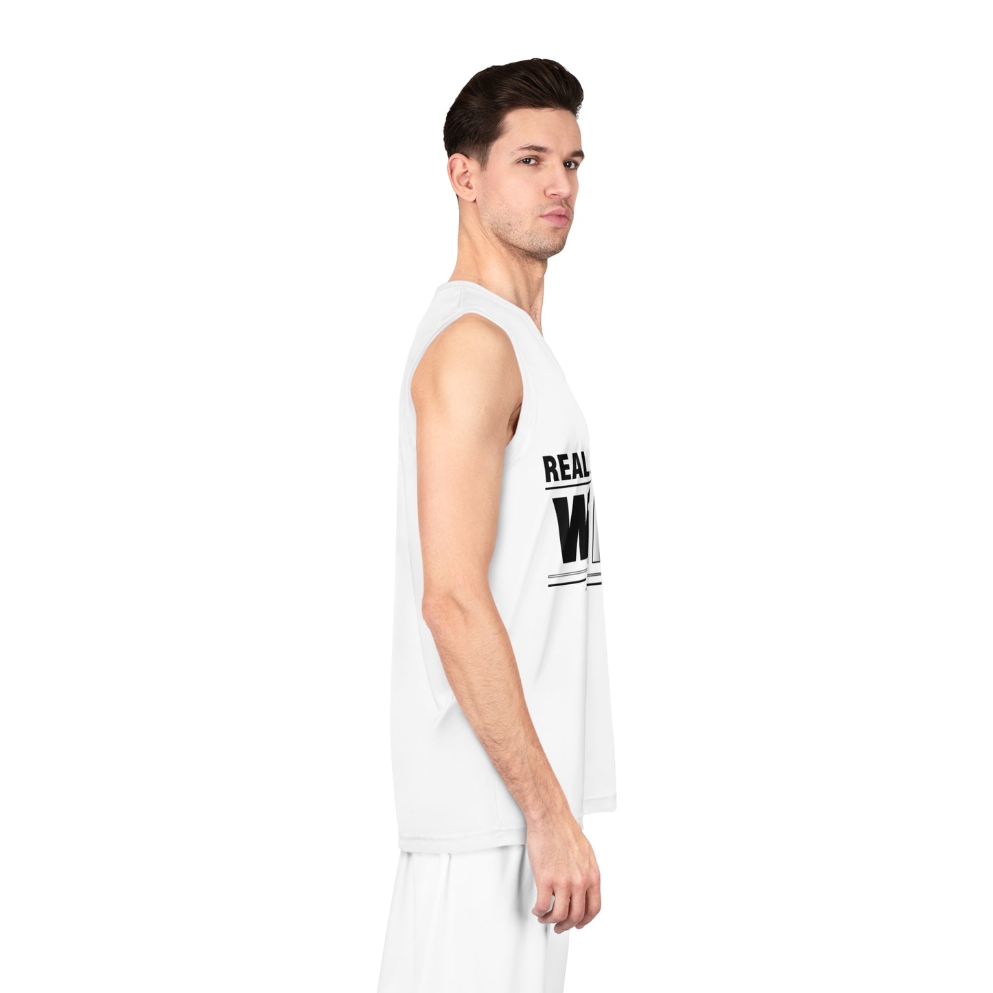 Real Winner Basketball Jersey | Unisex Sports Tank Top, Game Day Wear, Gifts for Players, Summer Athletic Apparel