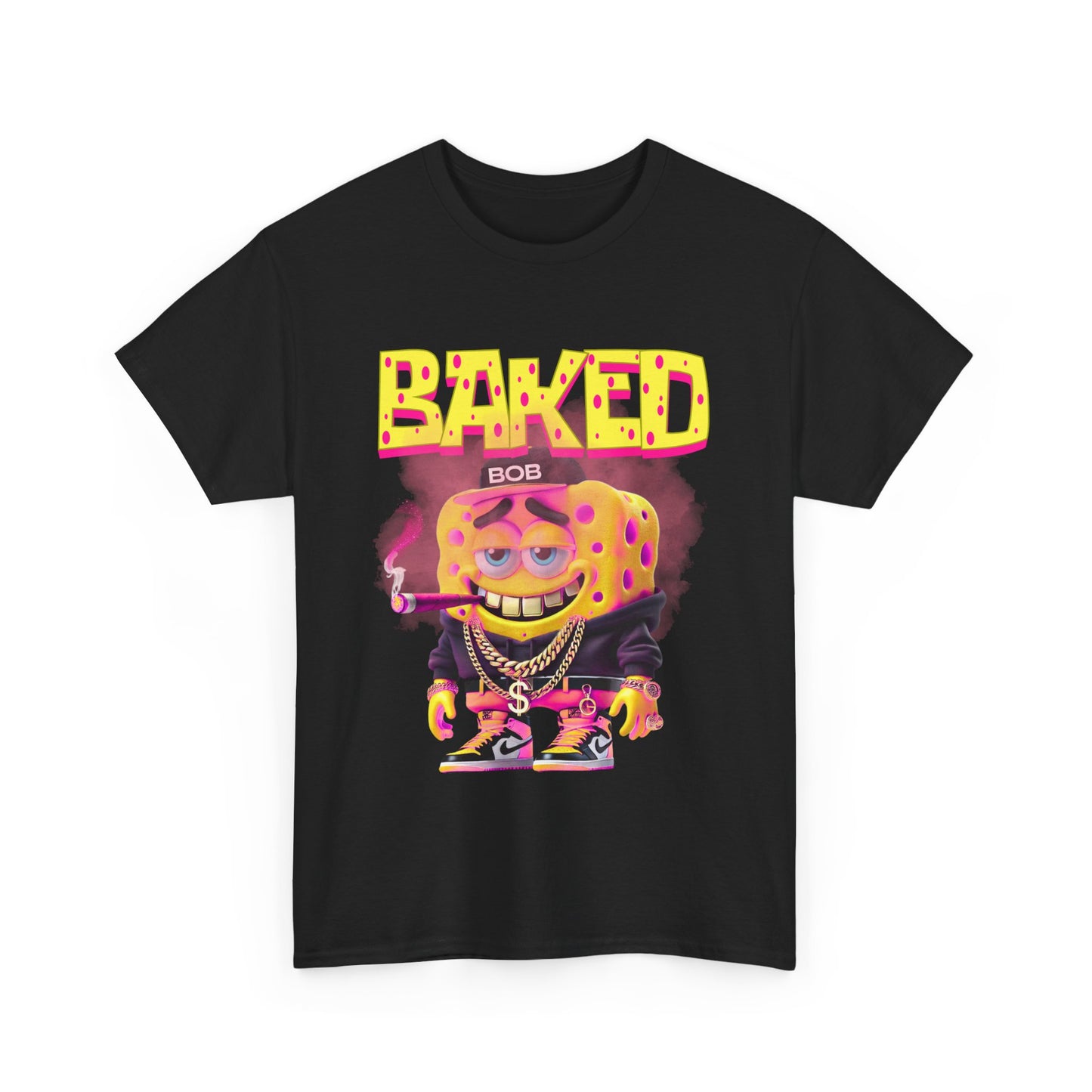 Baked Bob Unisex Heavy Cotton Tee - Fun Graphic Tee for Casual Wear