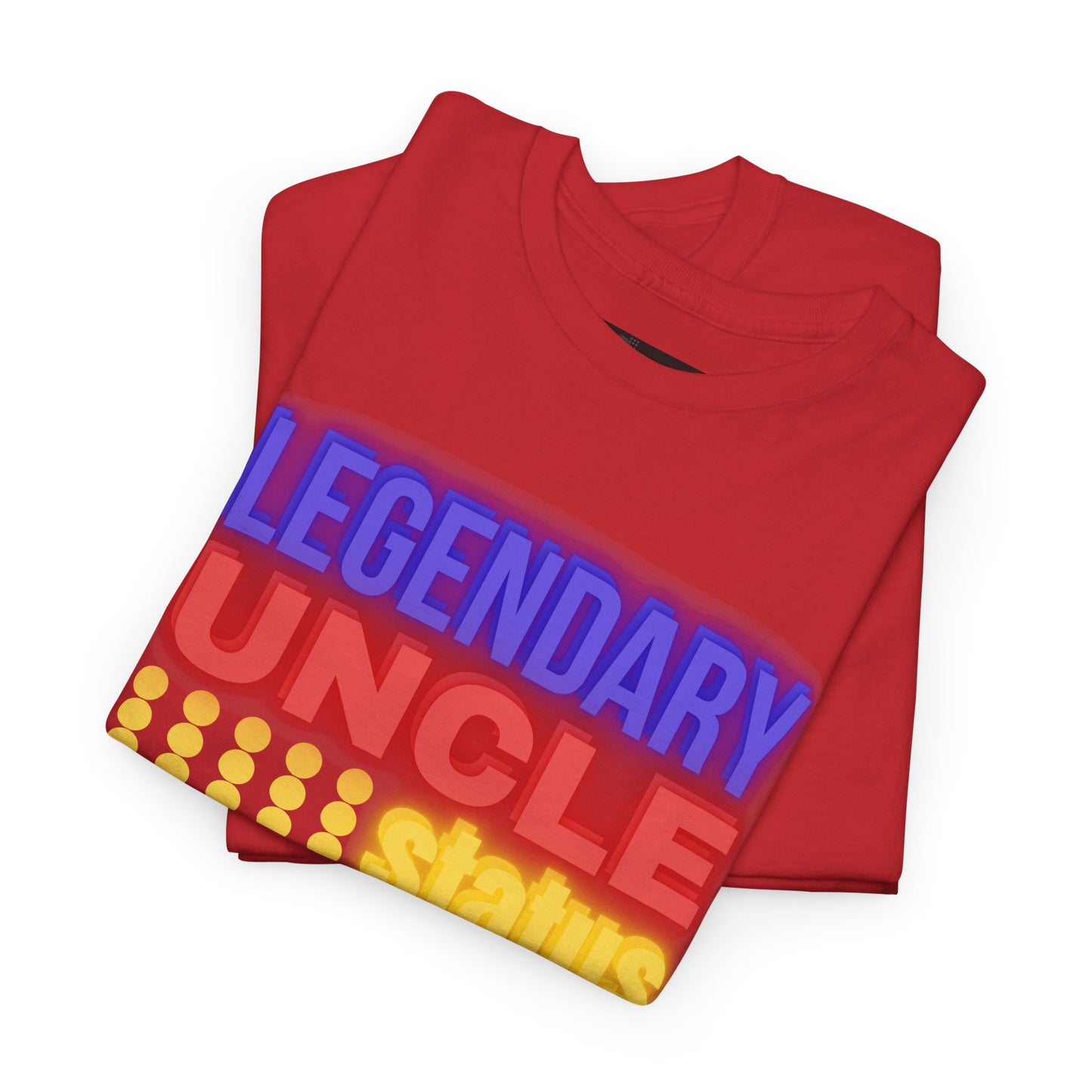 Legendary Uncle Heavy Cotton Tee, Gift for Uncle, Family Reunion Shirt, Fun Uncle T-Shirt, Birthday Gift for Him, Casual Wear