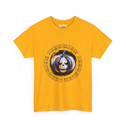 Halloween Pumpkin Tee, Unisex Halloween Shirt, Spooky Fall Apparel, Autumn Outfit, Trick or Treat Gift