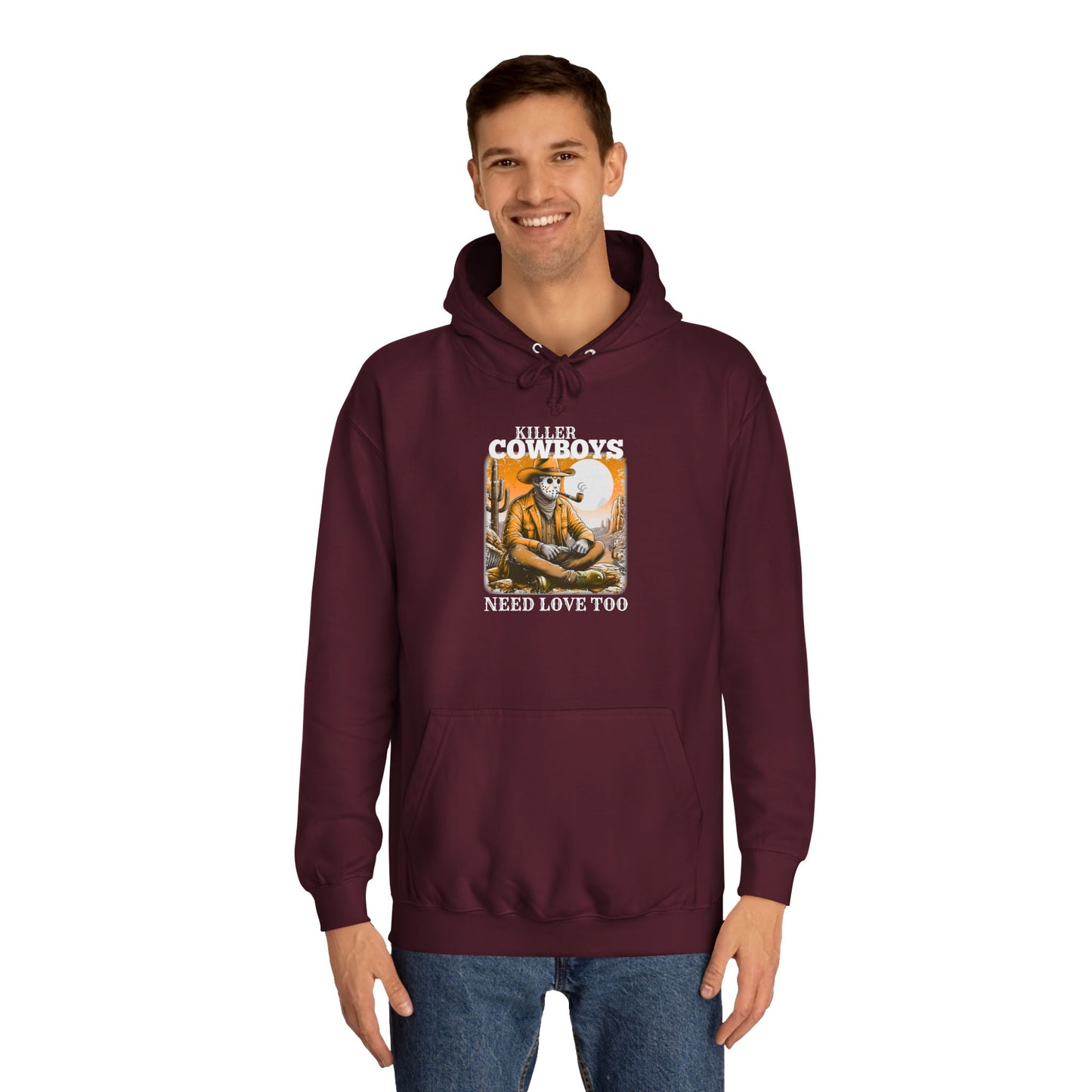 Unisex College Hoodie, Killer Cowboys